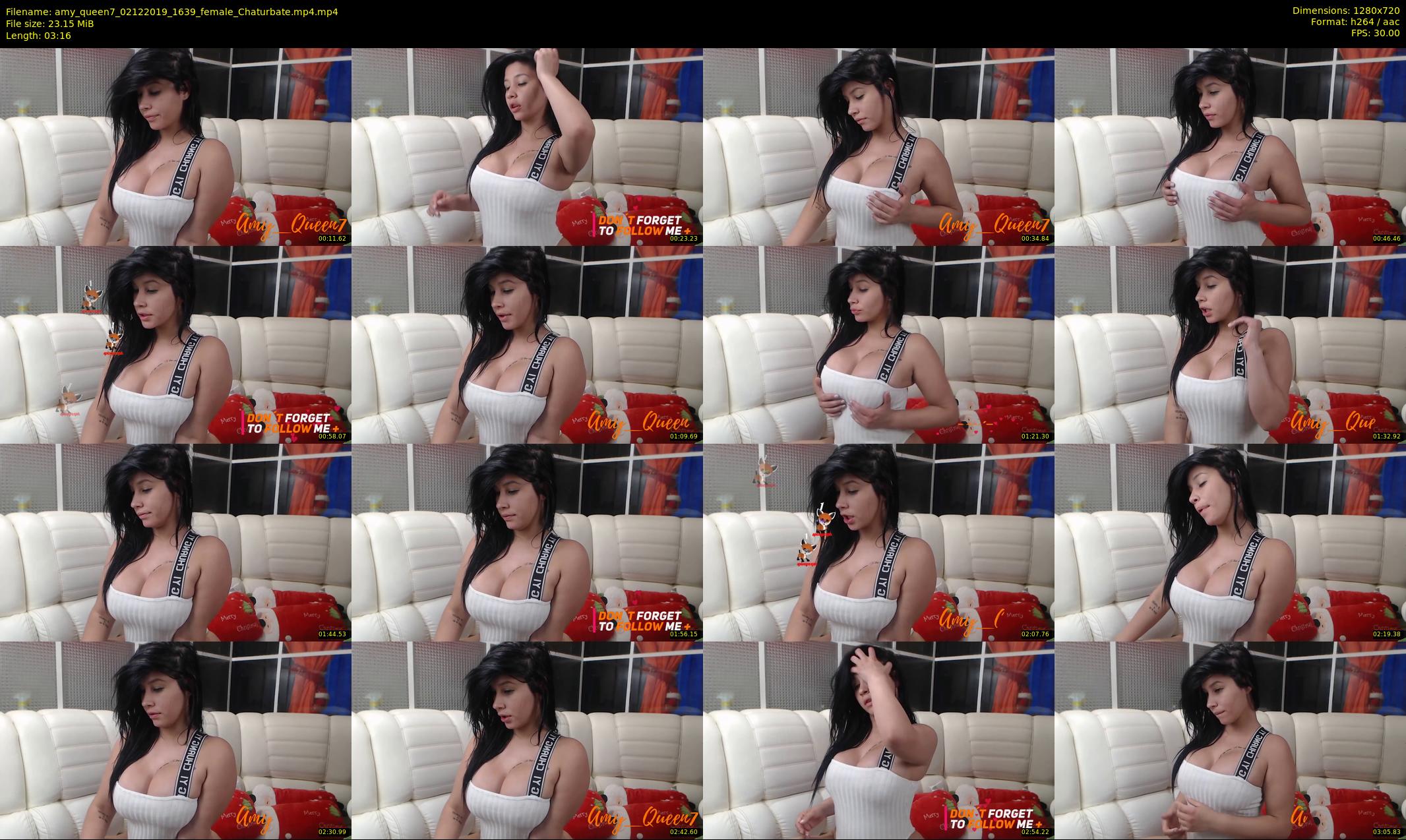 amy_queen7 — 4 minute Chaturbate female cam show recording, 720p, Dec 2, 2019