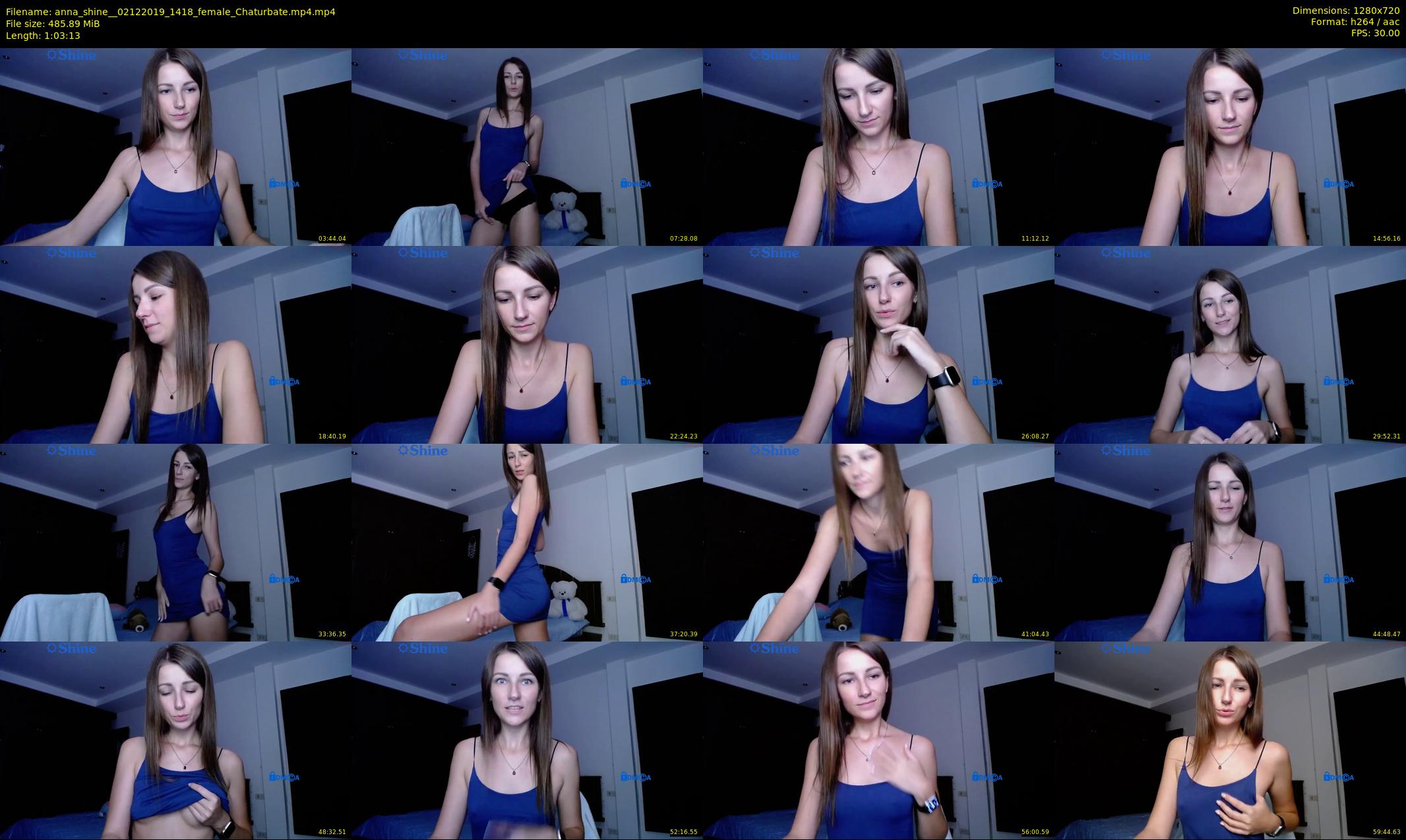 anna_shine_ — 64 minute Chaturbate female cam show recording, 720p, Dec 2, 2019