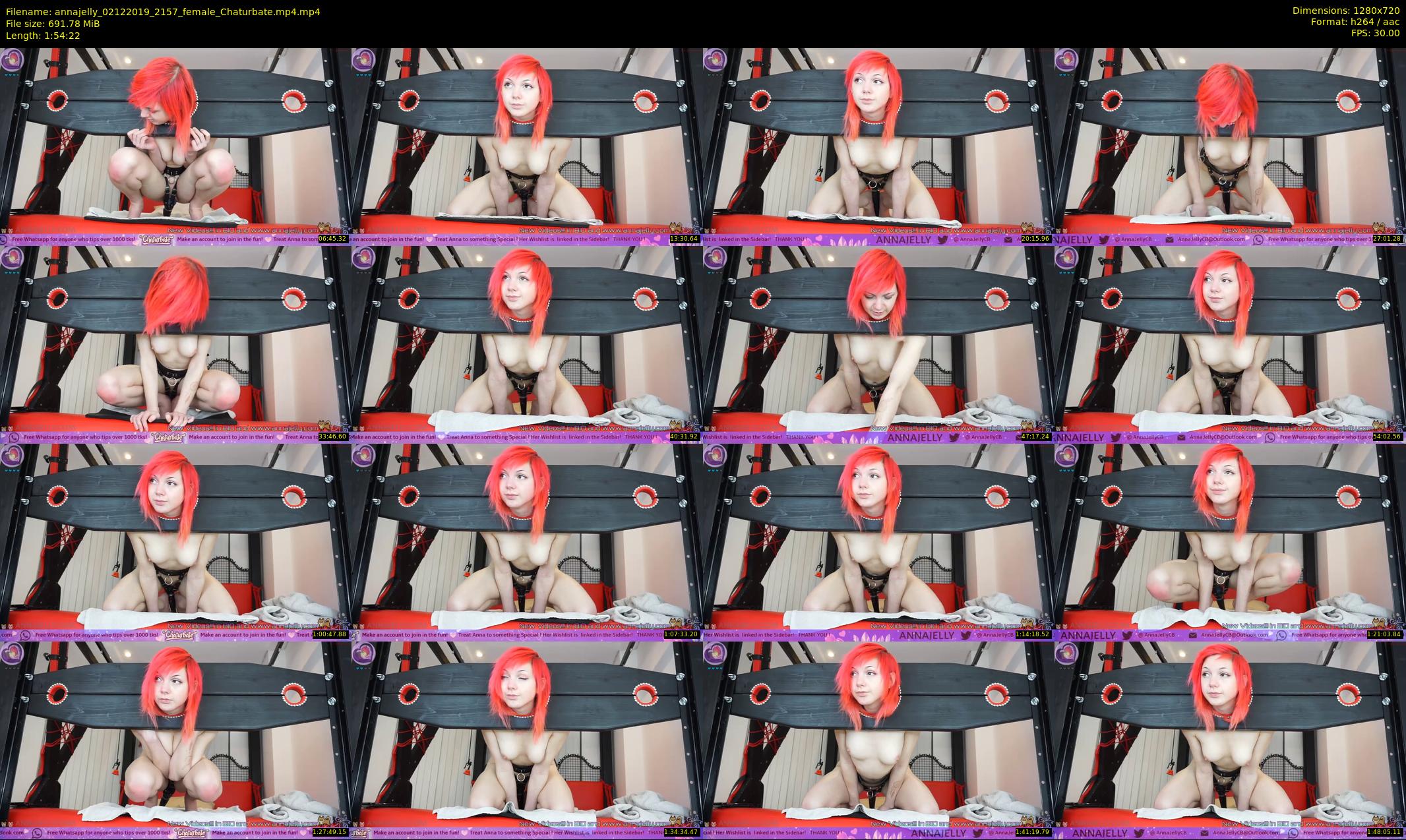 annajelly — 115 minute Chaturbate couple cam show recording, 720p, Dec 2, 2019