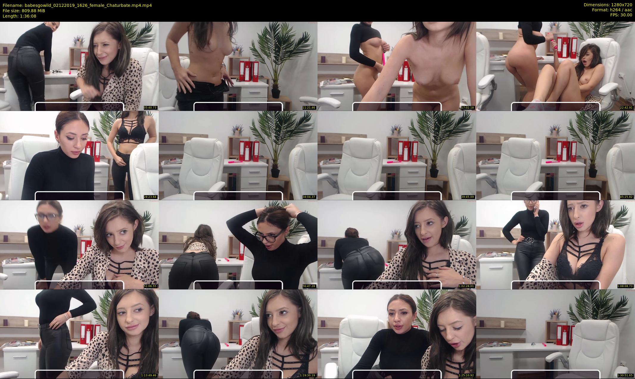 babesgowild — 97 minute Chaturbate couple cam show recording, 720p, Dec 2, 2019