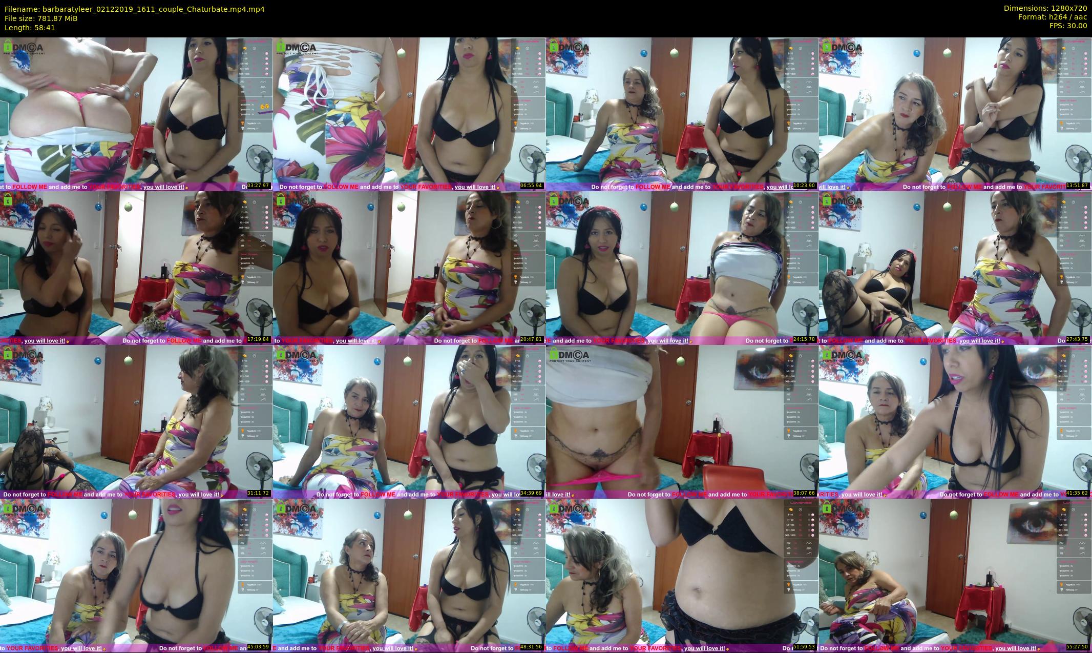 barbaratyleer — 59 minute Chaturbate couple cam show recording, 720p, Dec 2, 2019