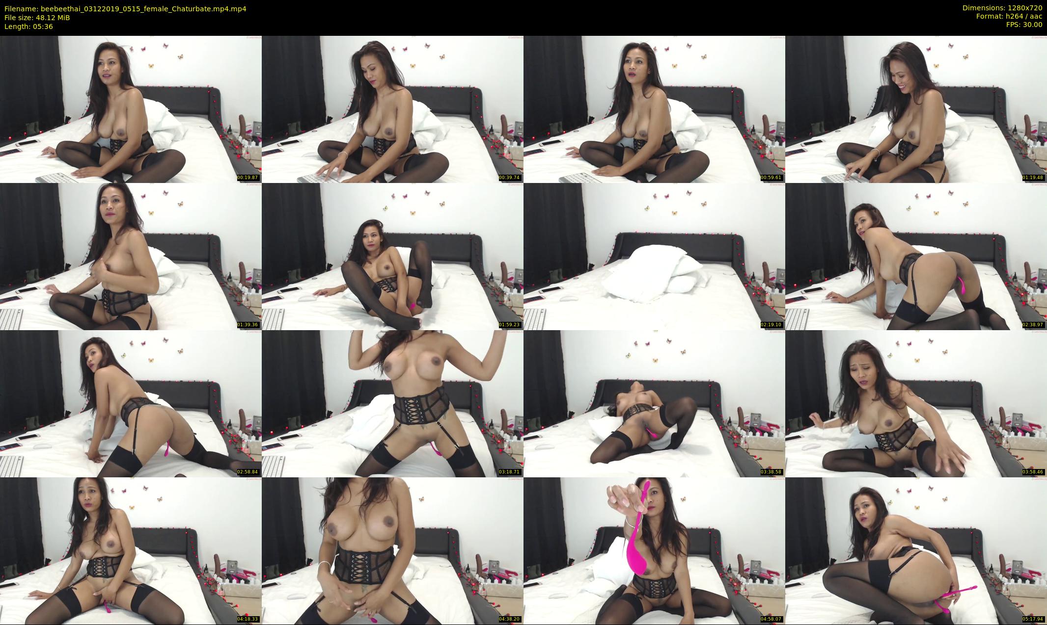 beebeethai — 6 minute Chaturbate female cam show recording, 720p, Dec 3, 2019