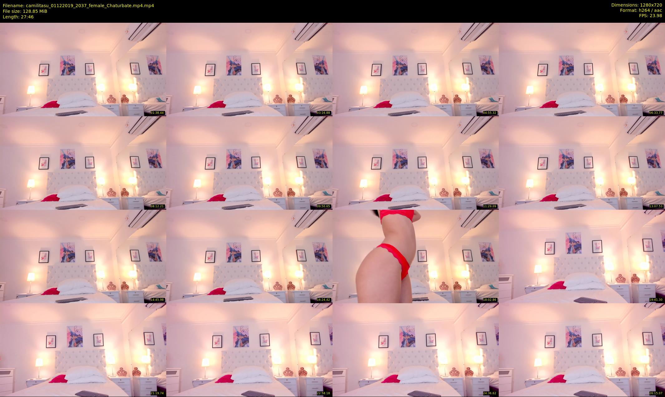 camilitasu — 28 minute Chaturbate female cam show recording, 720p, Dec 1, 2019