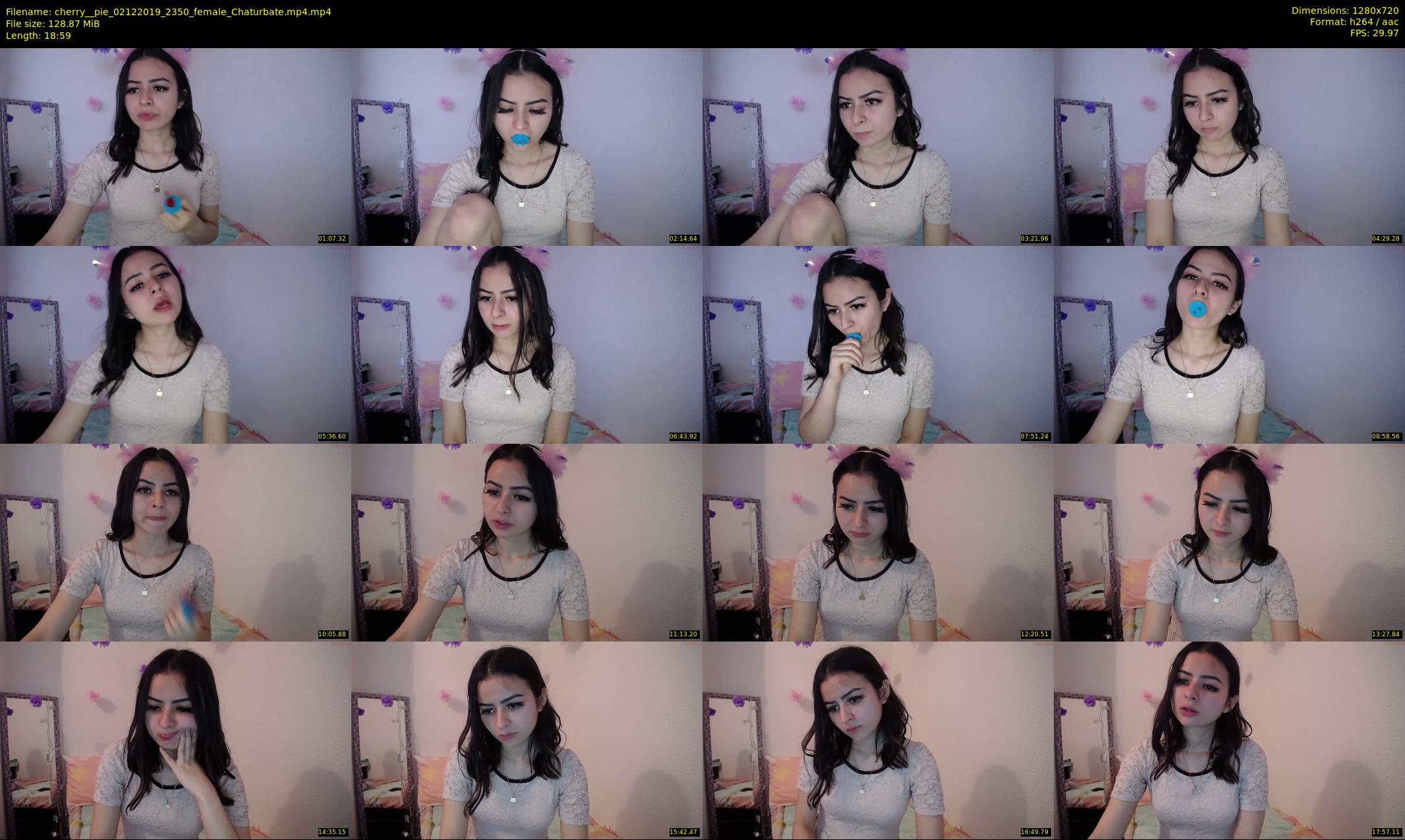 cherry__pie — 19 minute Chaturbate female cam show recording, 720p, Dec 2, 2019