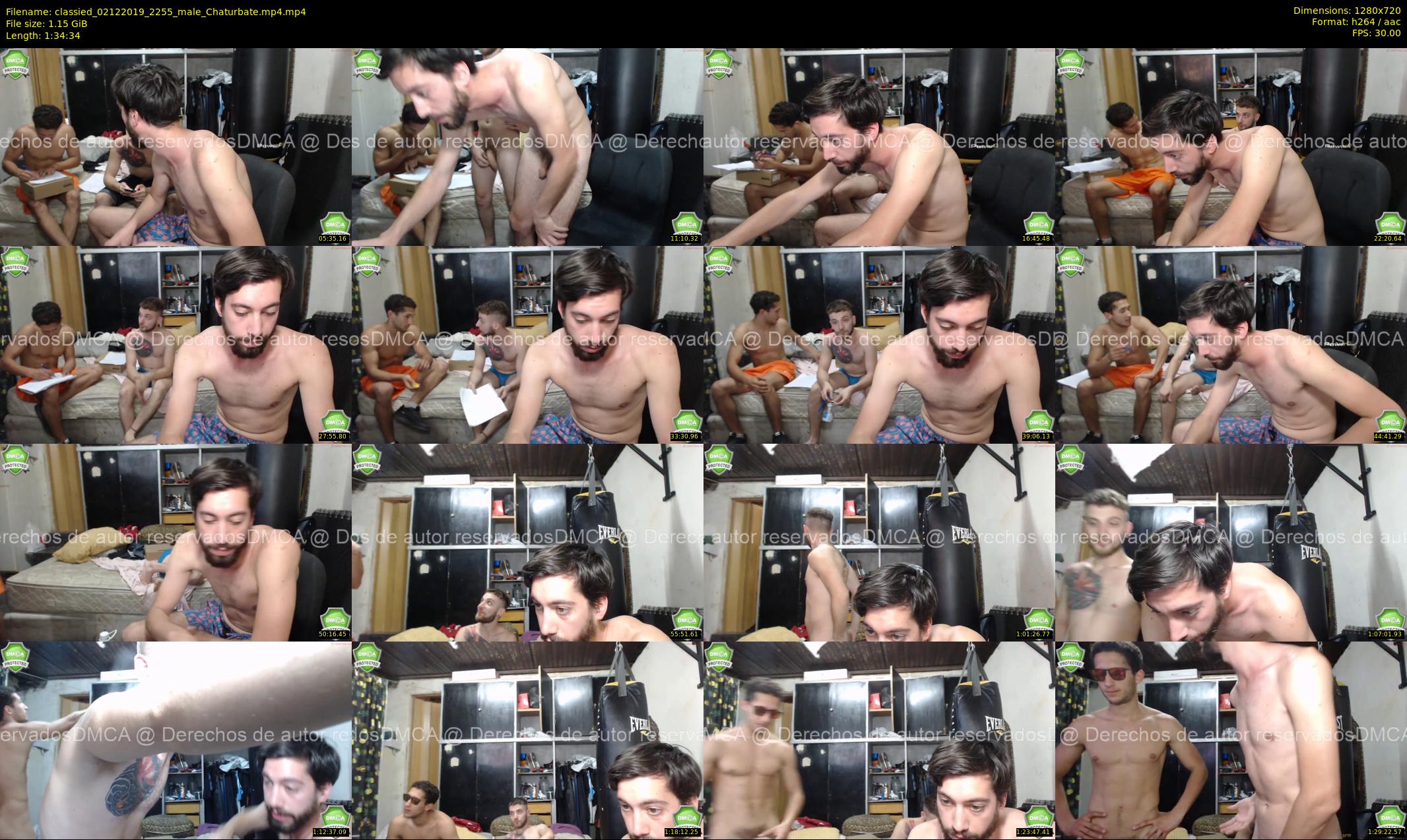 classied — 95 minute Chaturbate male cam show recording, 720p, Dec 2, 2019