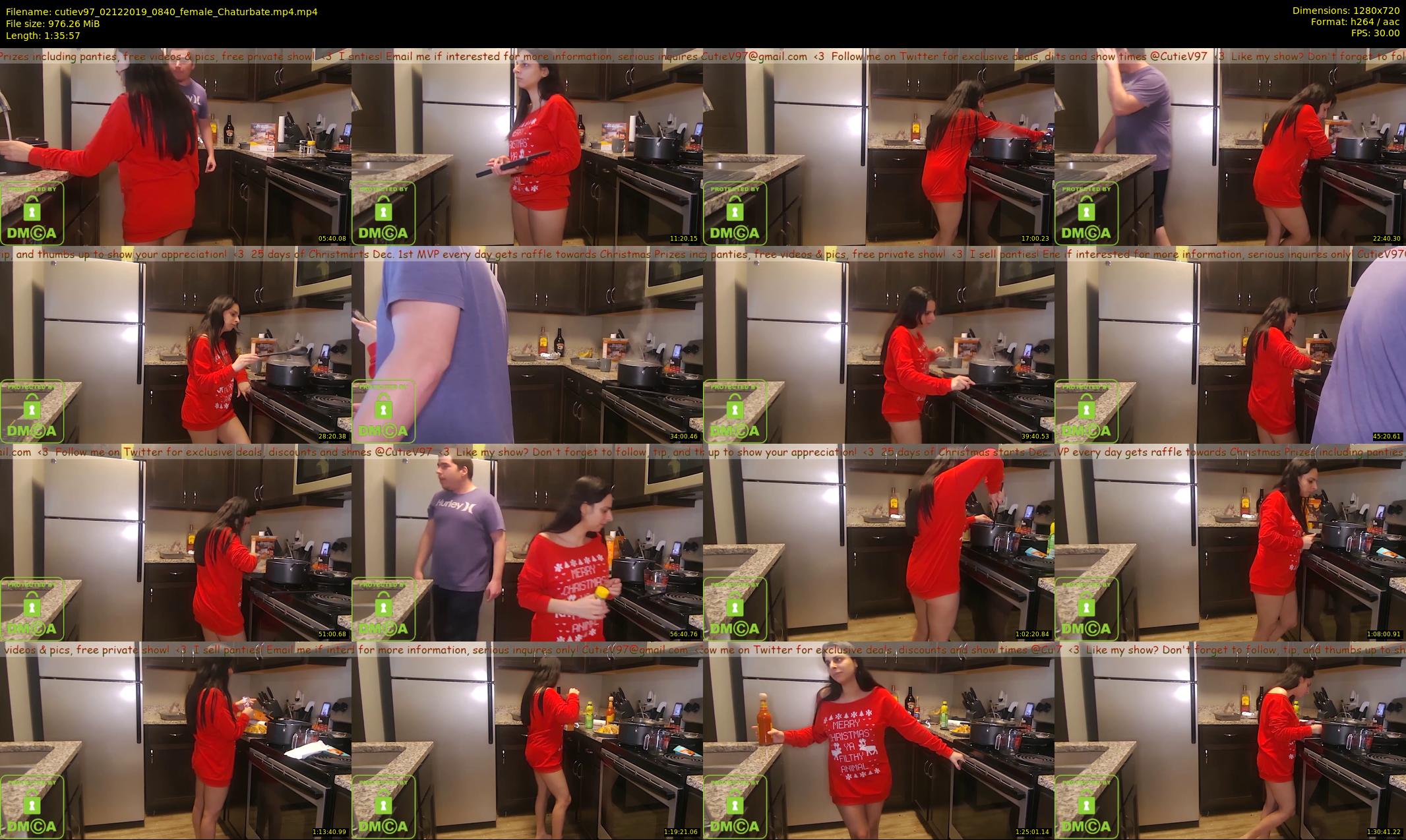 cutiev97 — 96 minute Chaturbate couple cam show recording, 720p, Dec 2, 2019