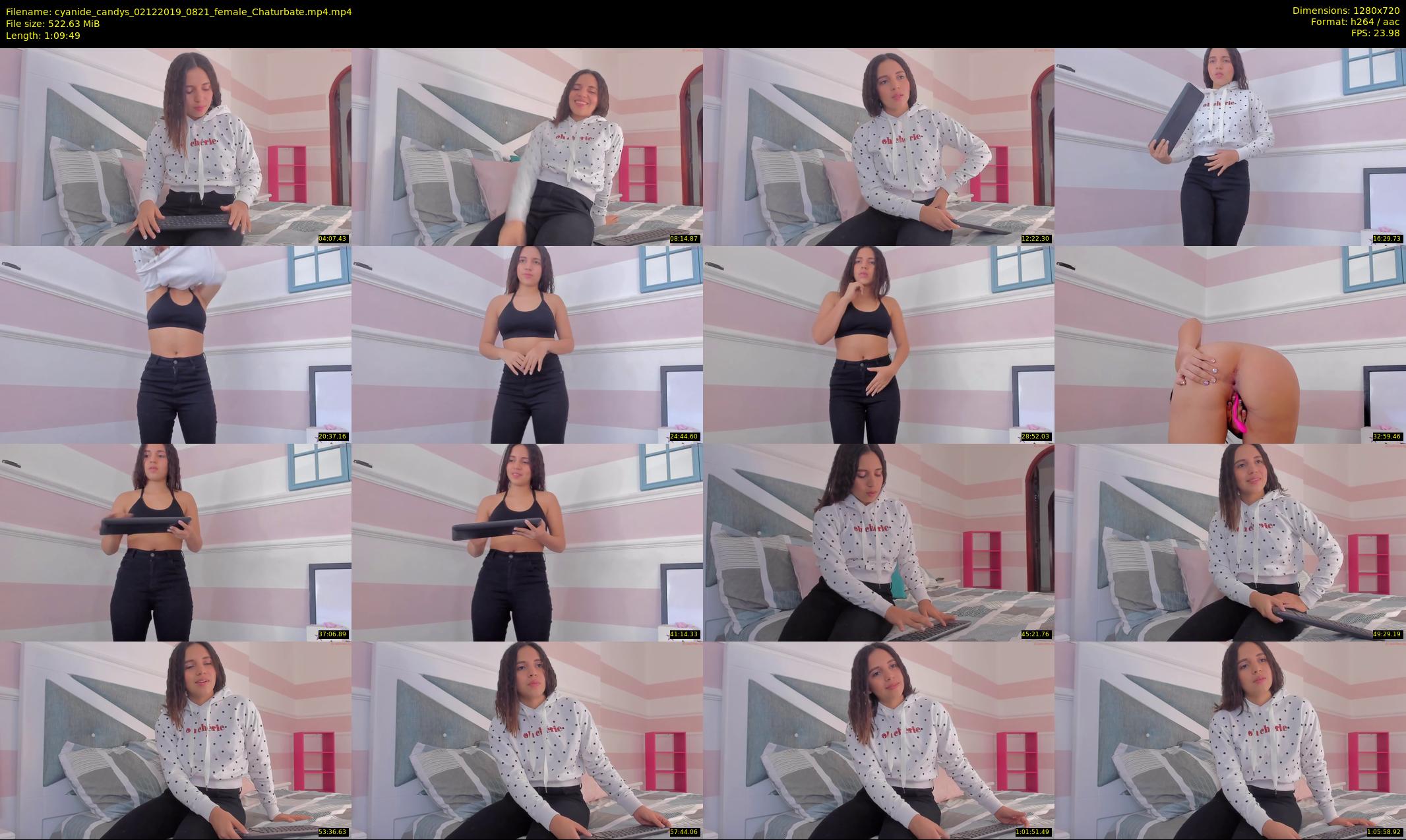 cyanide_candys — 70 minute Chaturbate female cam show recording, 720p, Dec 2, 2019