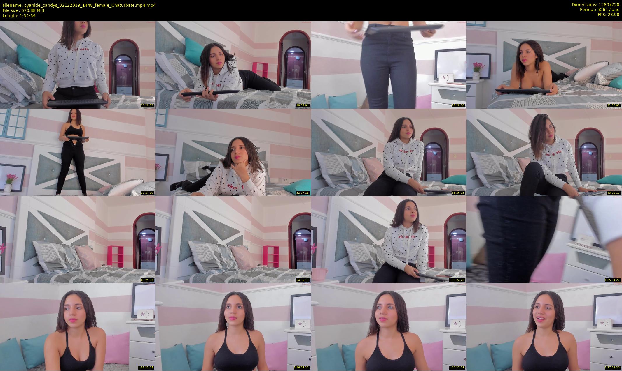cyanide_candys — 93 minute Chaturbate female cam show recording, 720p, Dec 2, 2019