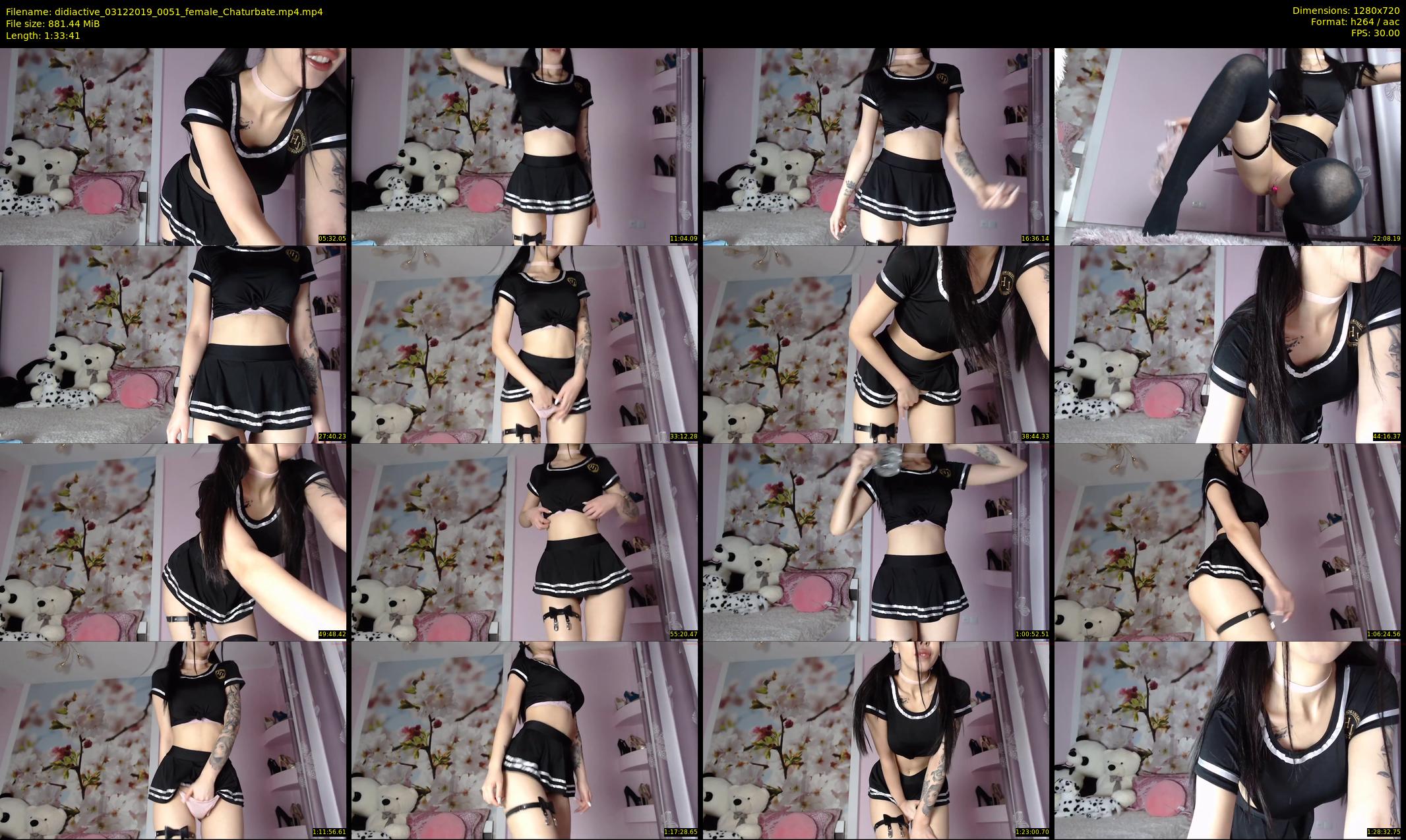 didiactive — 94 minute Chaturbate female cam show recording, 720p, Dec 3, 2019