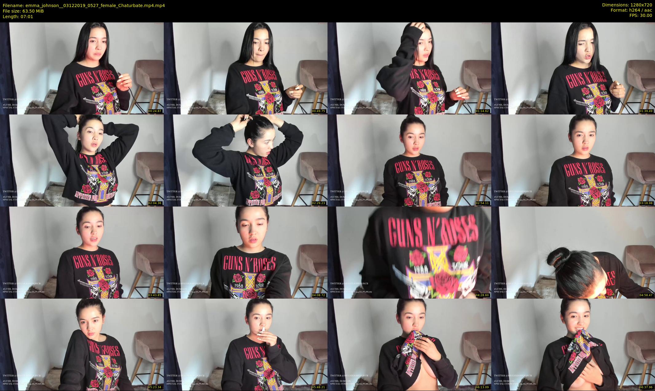 emma_johnson_ — 8 minute Chaturbate female cam show recording, 720p, Dec 3, 2019