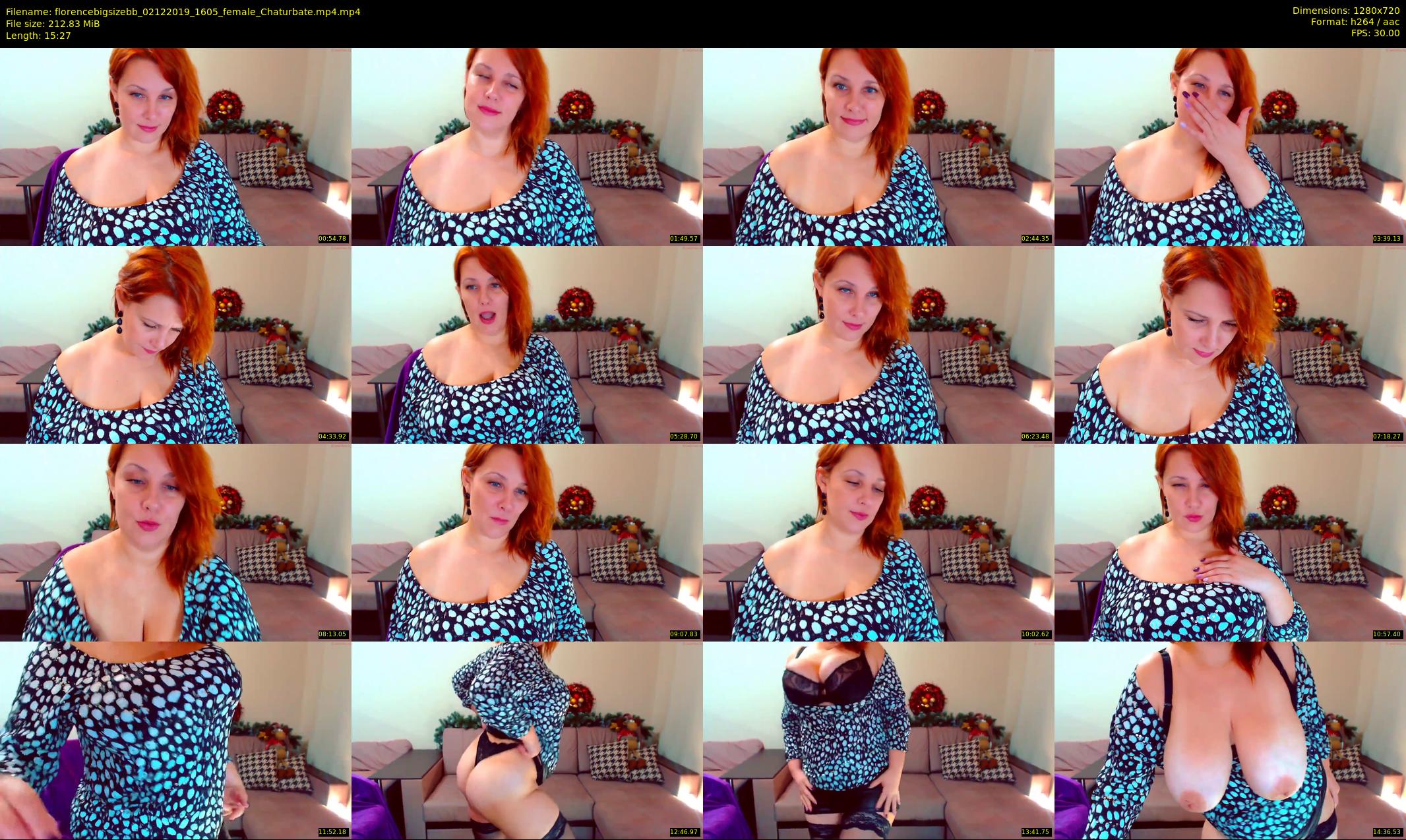 florencebigsizebb — 16 minute Chaturbate female cam show recording, 720p, Dec 2, 2019