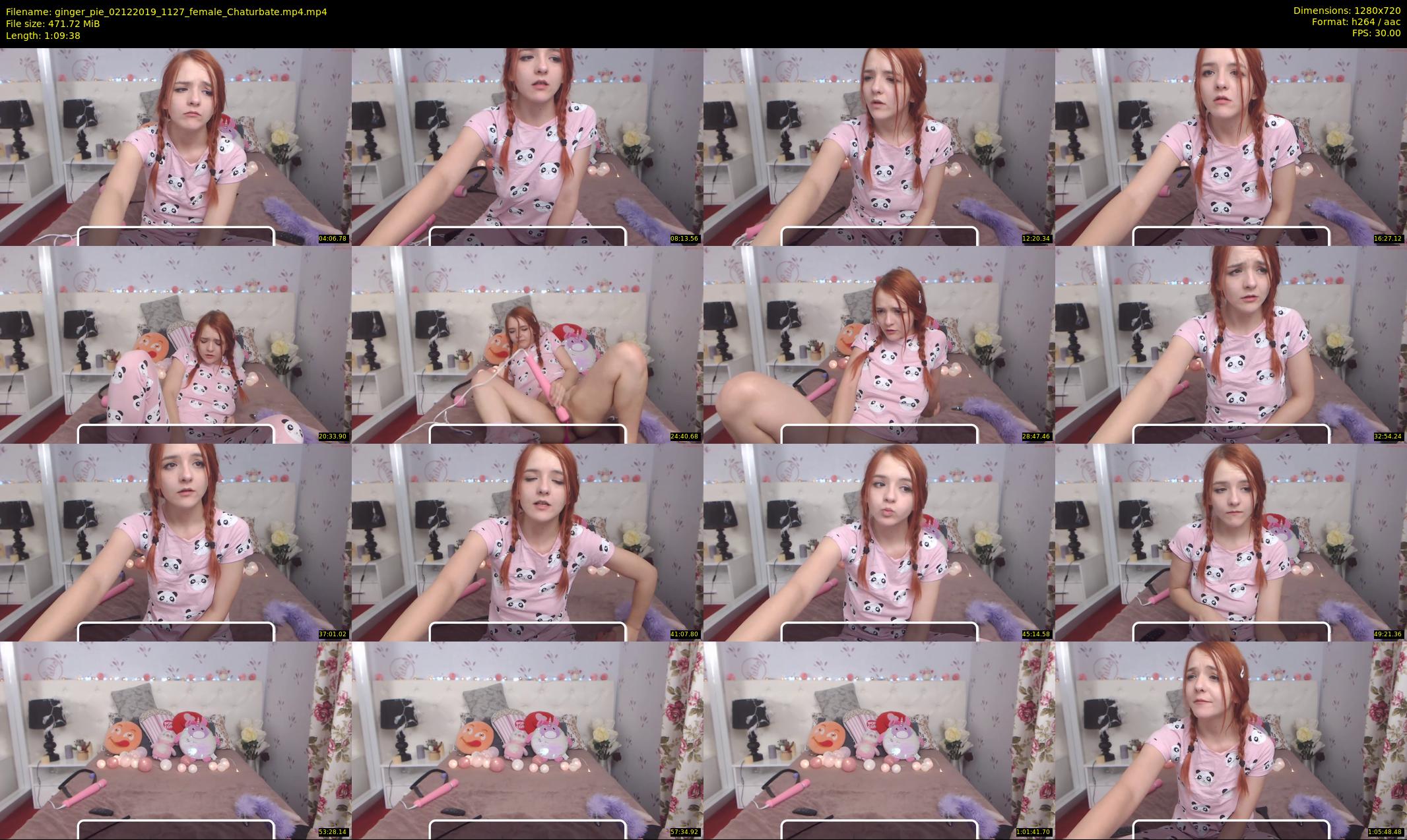 ginger_pie — 70 minute Chaturbate female cam show recording, 720p, Dec 2, 2019