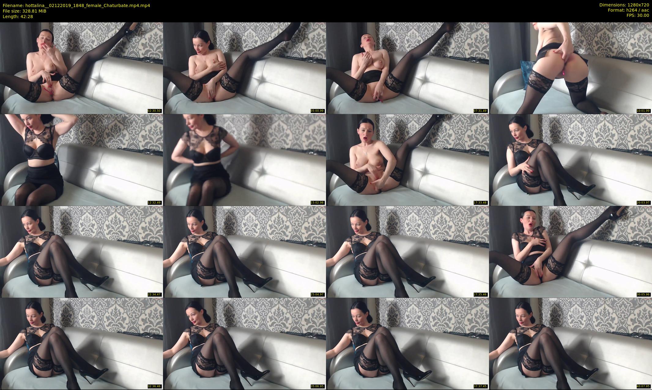 hottalina_ — 43 minute Chaturbate female cam show recording, 720p, Dec 2, 2019