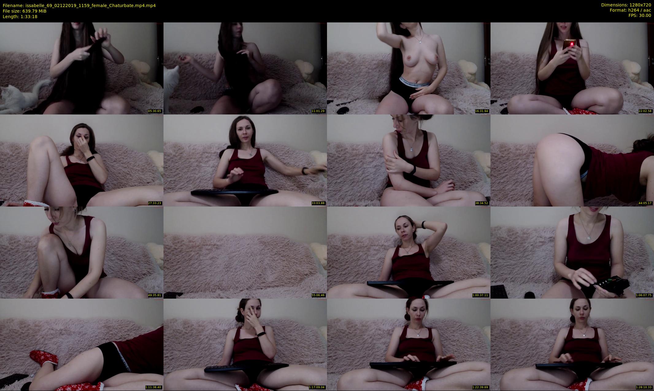 issabelle_69 — 94 minute Chaturbate couple cam show recording, 720p, Dec 2, 2019