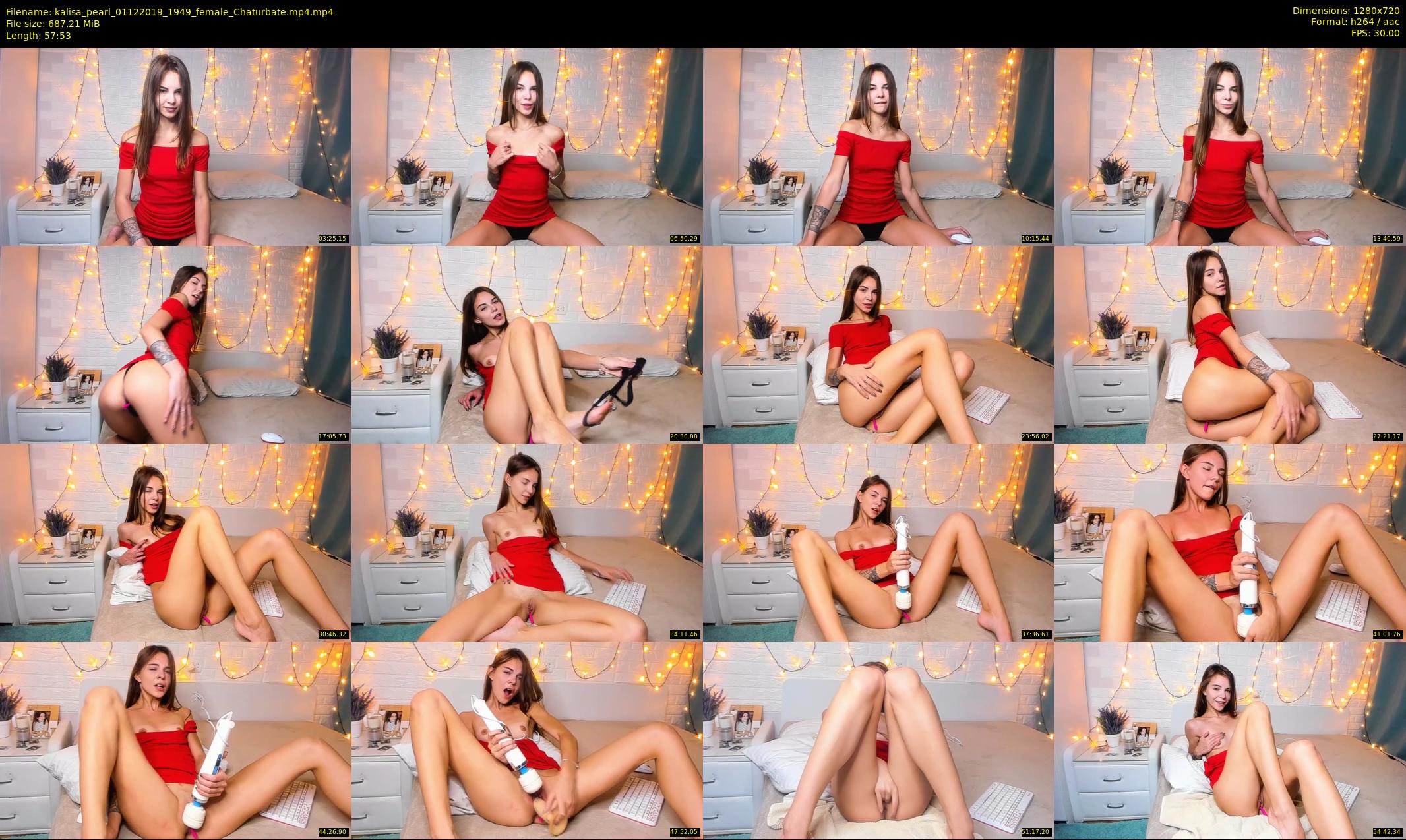 kalisa_pearl — 58 minute Chaturbate female cam show recording, 720p, Dec 1, 2019