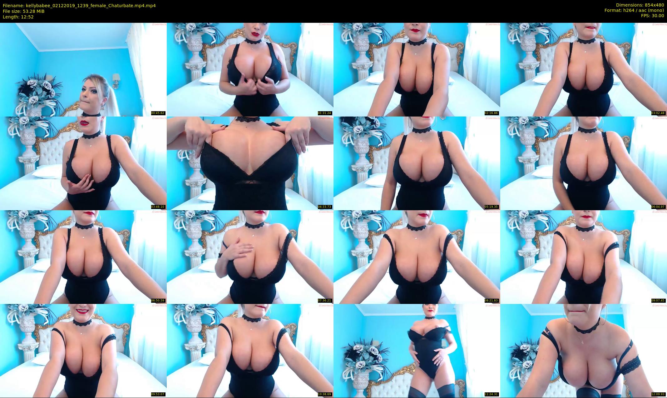 kellybabee — 13 minute Chaturbate female cam show recording, 480p, Dec 2, 2019