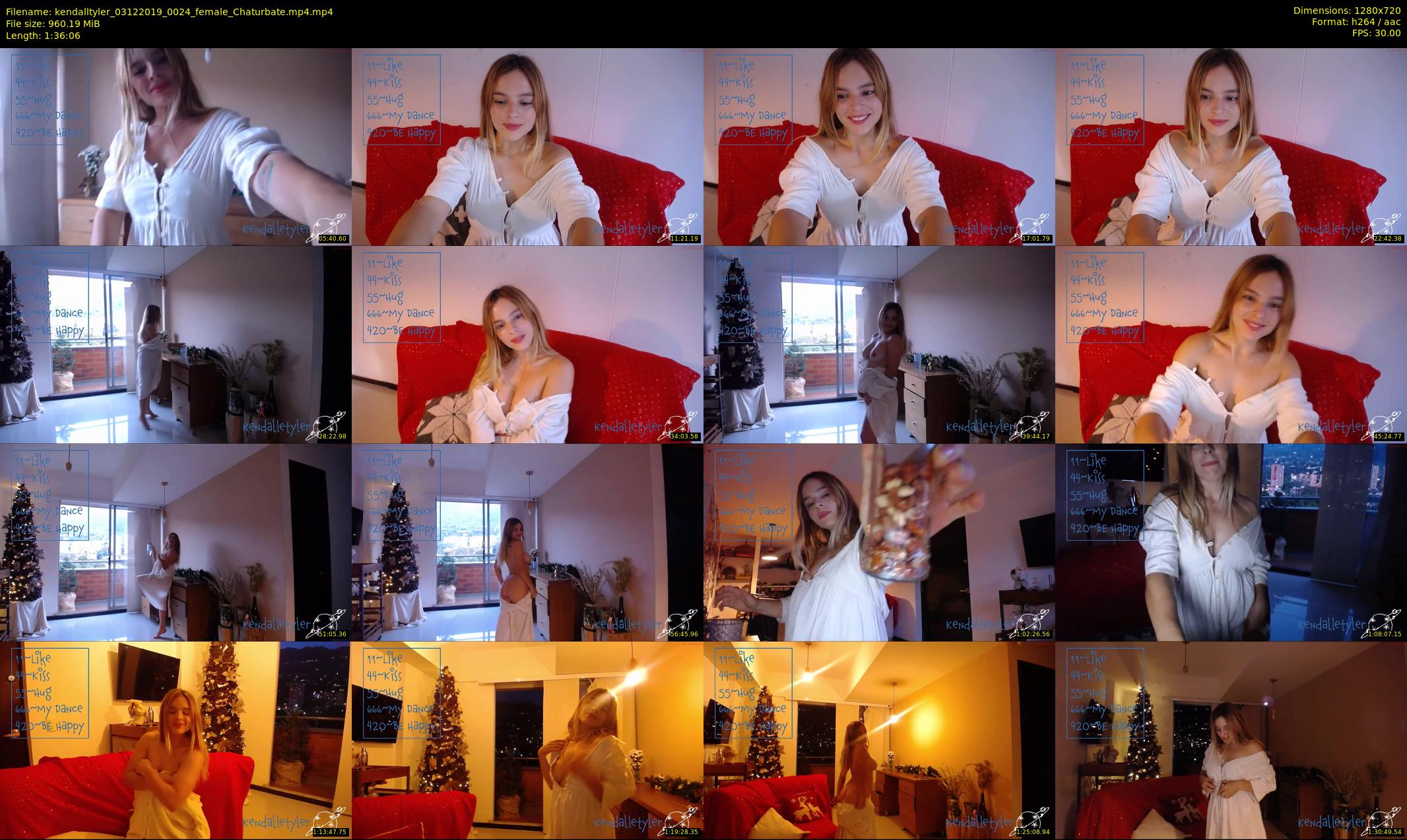 kendalltyler — 97 minute Chaturbate female cam show recording, 720p, Dec 3, 2019