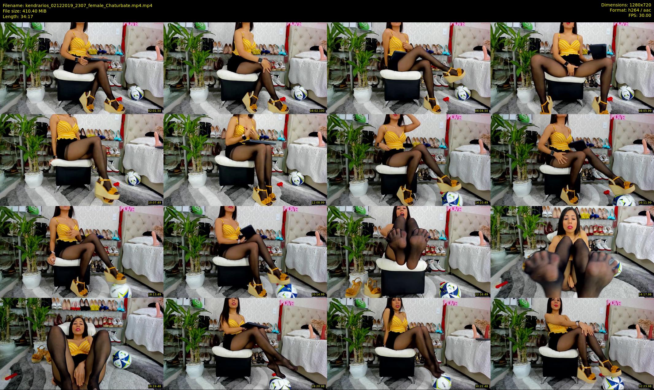 kendrarios — 35 minute Chaturbate female cam show recording, 720p, Dec 2, 2019