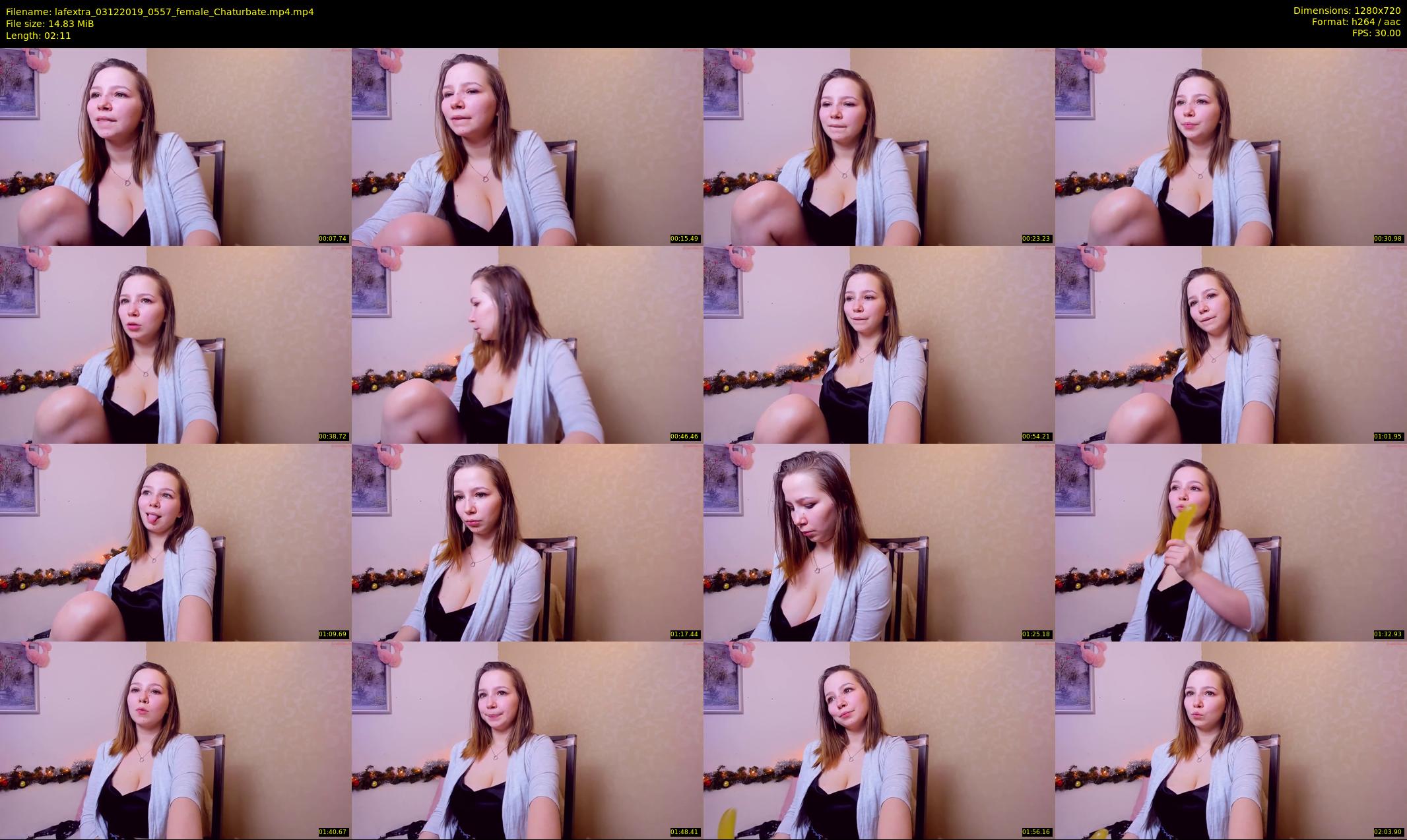 lafextra — 3 minute Chaturbate female cam show recording, 720p, Dec 3, 2019