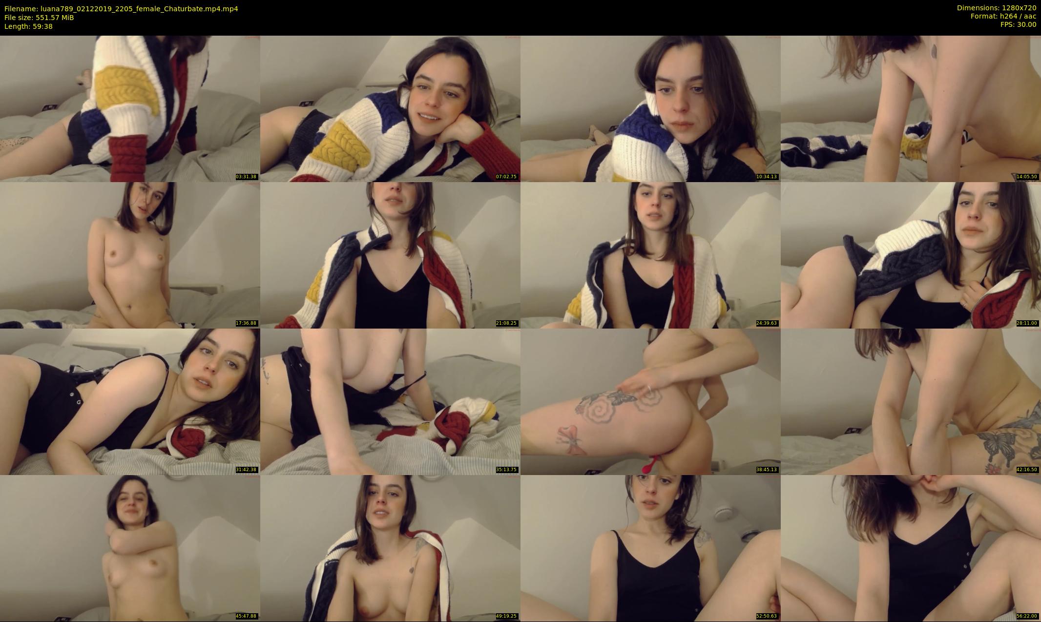 luana789 — 60 minute Chaturbate female cam show recording, 720p, Dec 2, 2019
