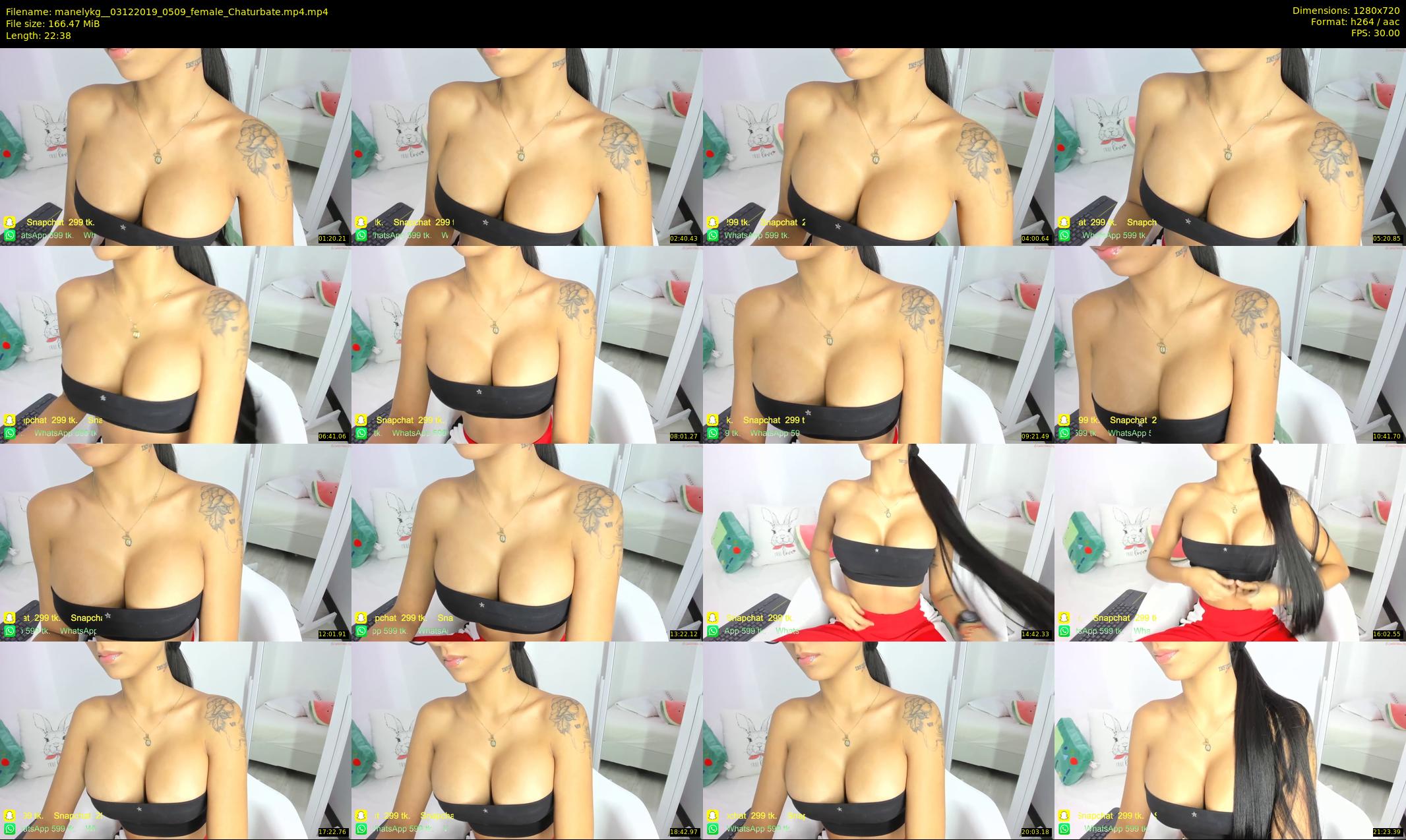 manelykg_ — 23 minute Chaturbate female cam show recording, 720p, Dec 3, 2019