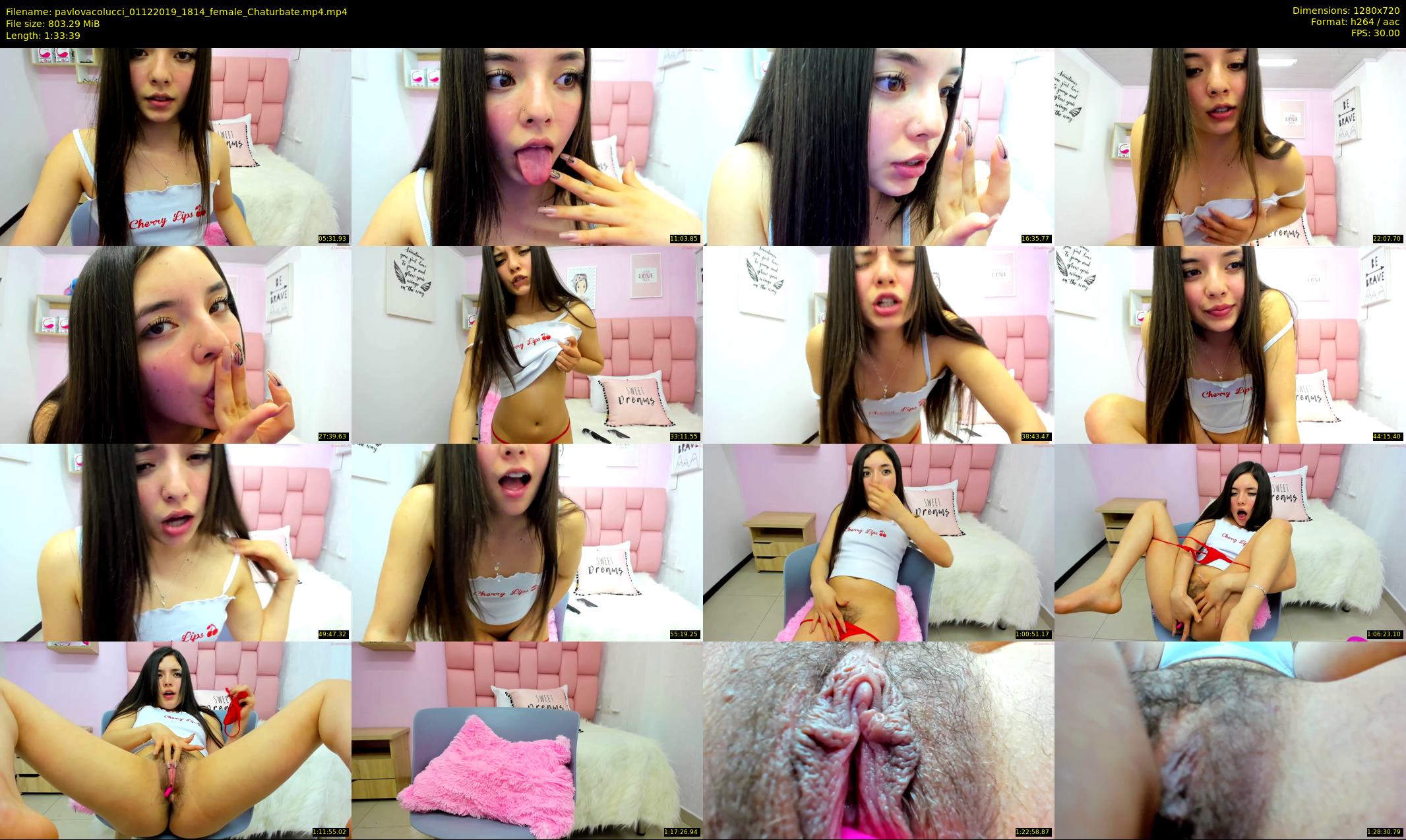 pavlovacolucci — 94 minute Chaturbate female cam show recording, 720p, Dec 1, 2019