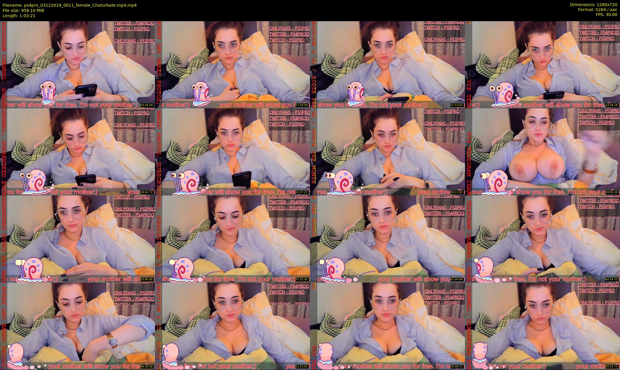 ps4pro — 64 minute Chaturbate female cam show recording, 720p, Dec 3, 2019