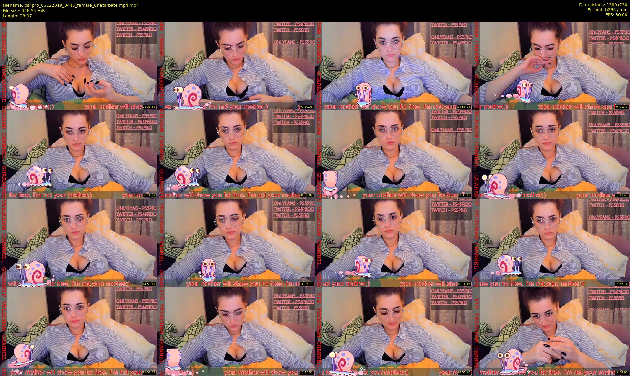 ps4pro — 29 minute Chaturbate female cam show recording, 720p, Dec 3, 2019