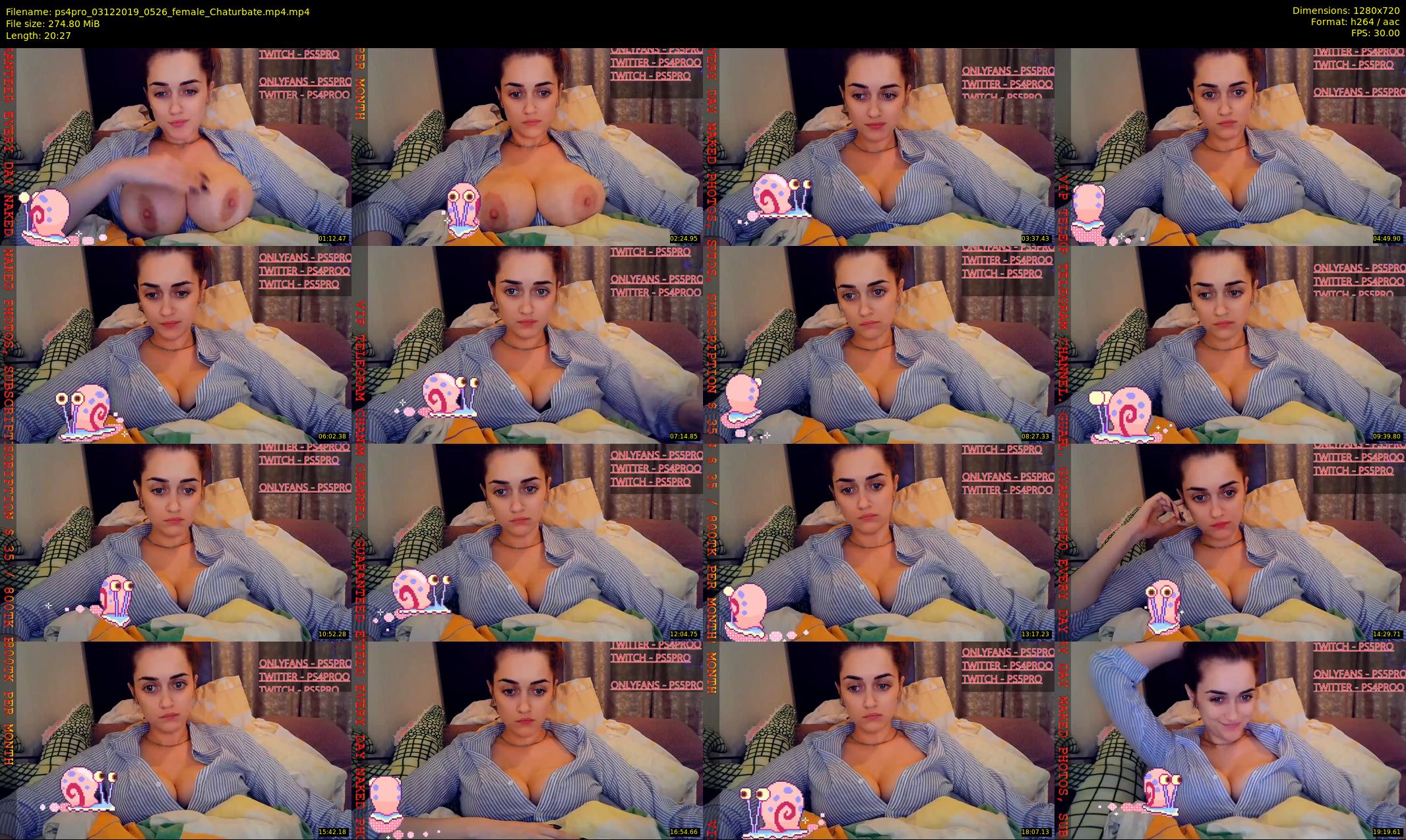 ps4pro — 21 minute Chaturbate female cam show recording, 720p, Dec 3, 2019