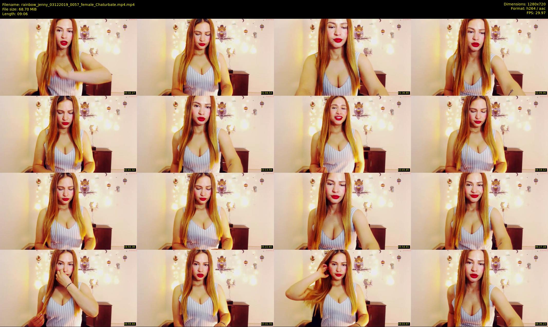 rainbow_jenny — 10 minute Chaturbate female cam show recording, 720p, Dec 3, 2019