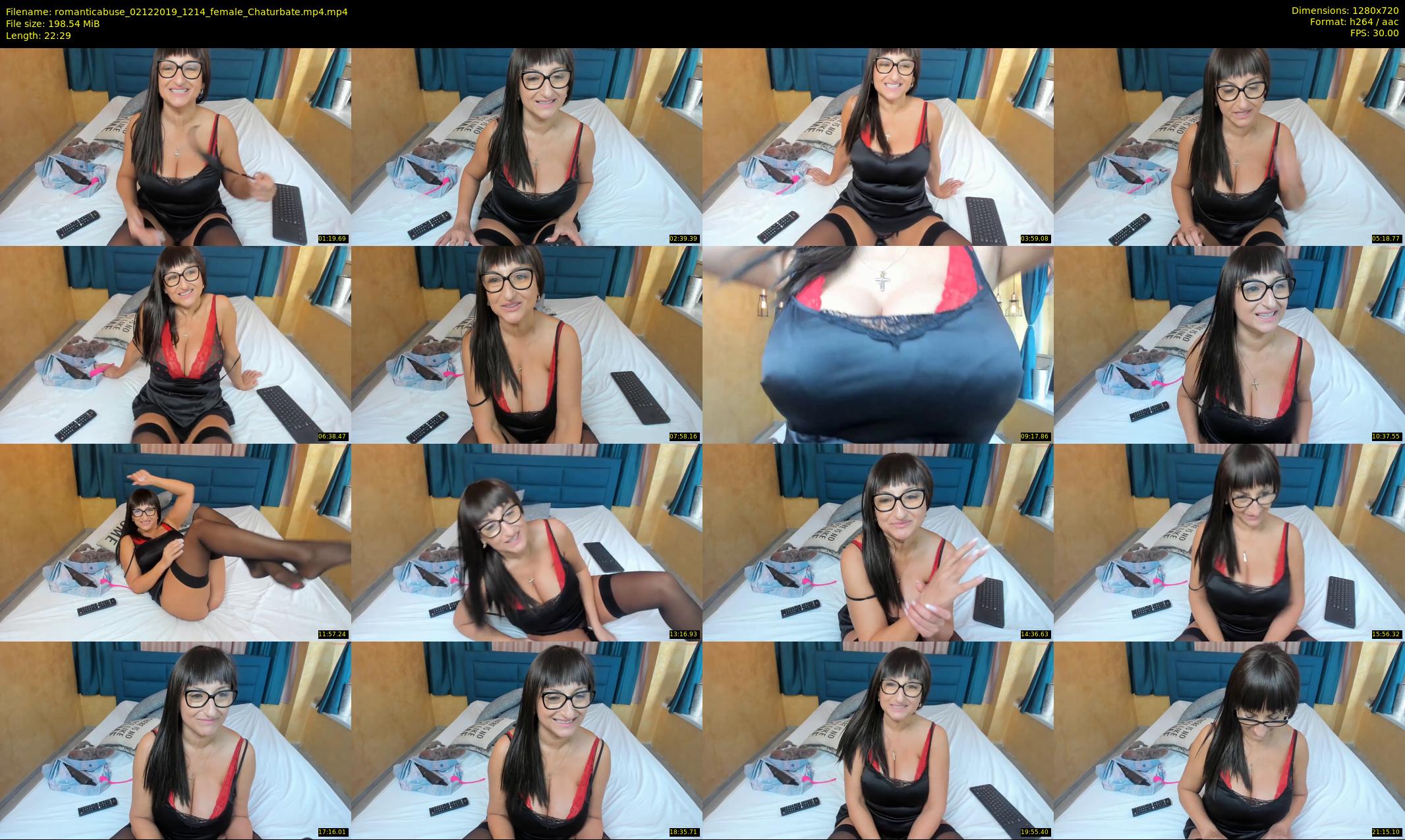 romanticabuse — 23 minute Chaturbate female cam show recording, 720p, Dec 2, 2019