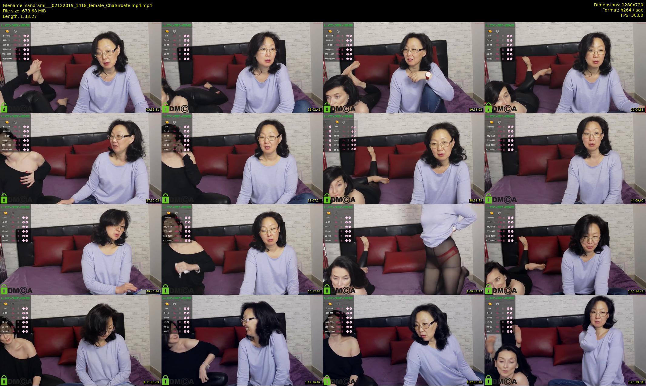 sandrami__ — 94 minute Chaturbate female cam show recording, 720p, Dec 2, 2019