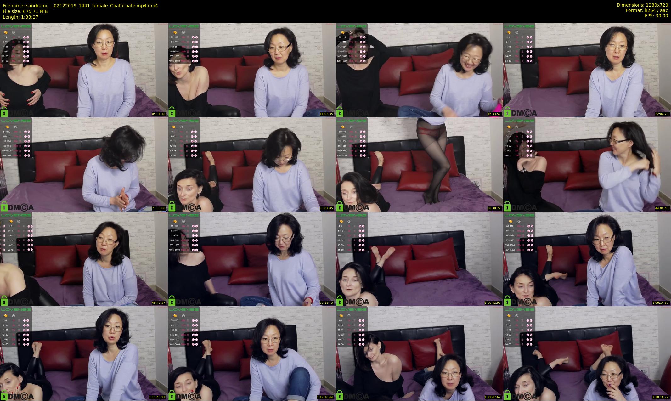 sandrami__ — 94 minute Chaturbate female cam show recording, 720p, Dec 2, 2019