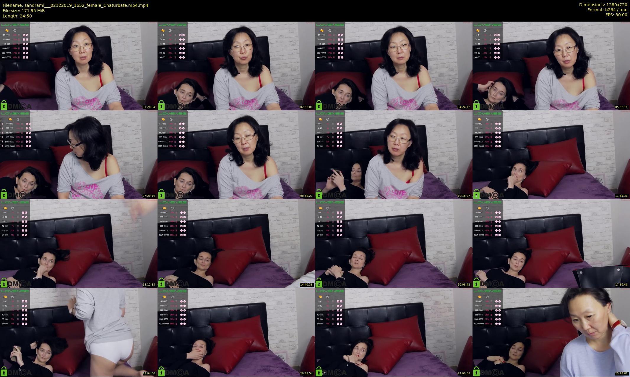 sandrami__ — 25 minute Chaturbate female cam show recording, 720p, Dec 2, 2019