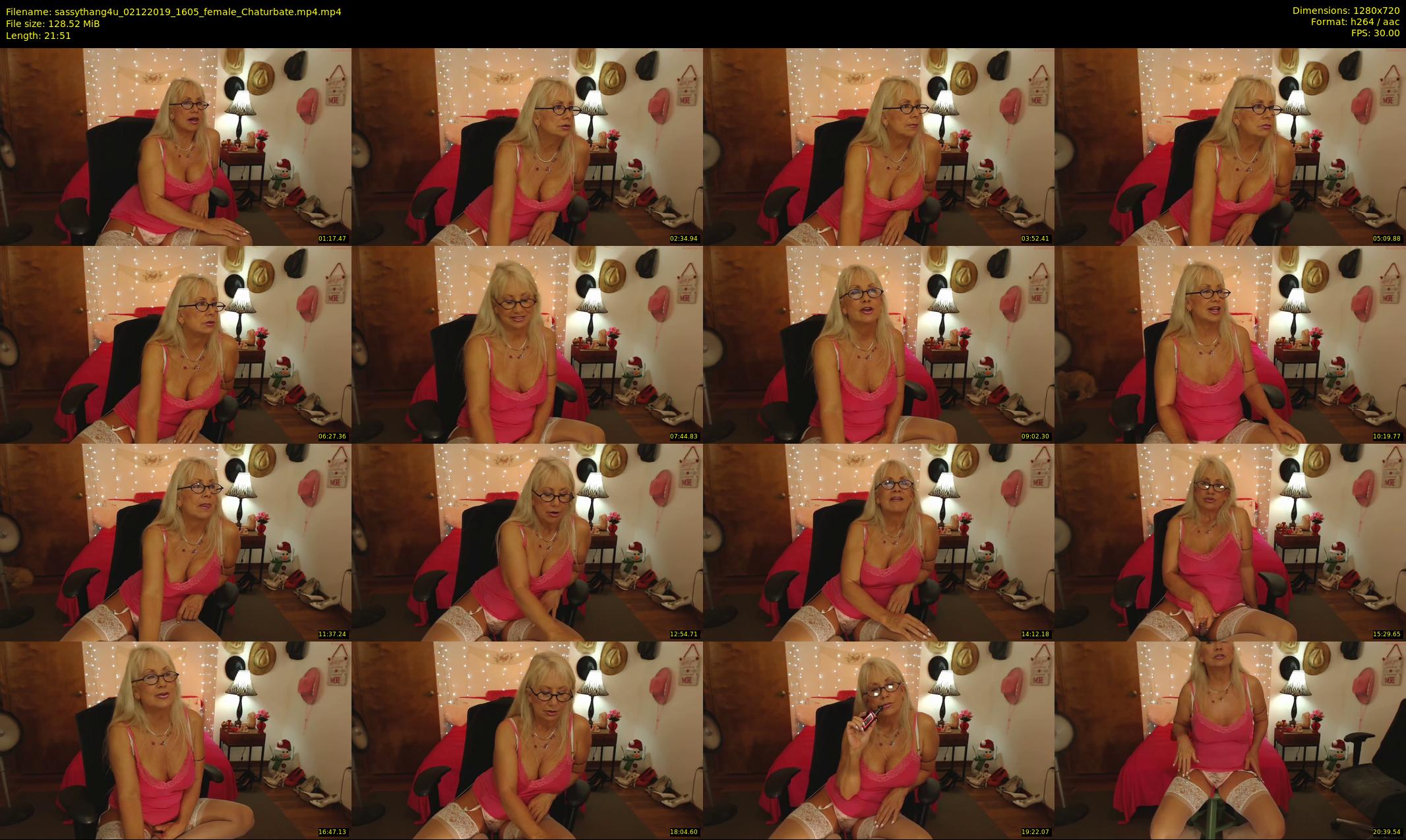 sassythang4u — 22 minute Chaturbate female cam show recording, 720p, Dec 2, 2019