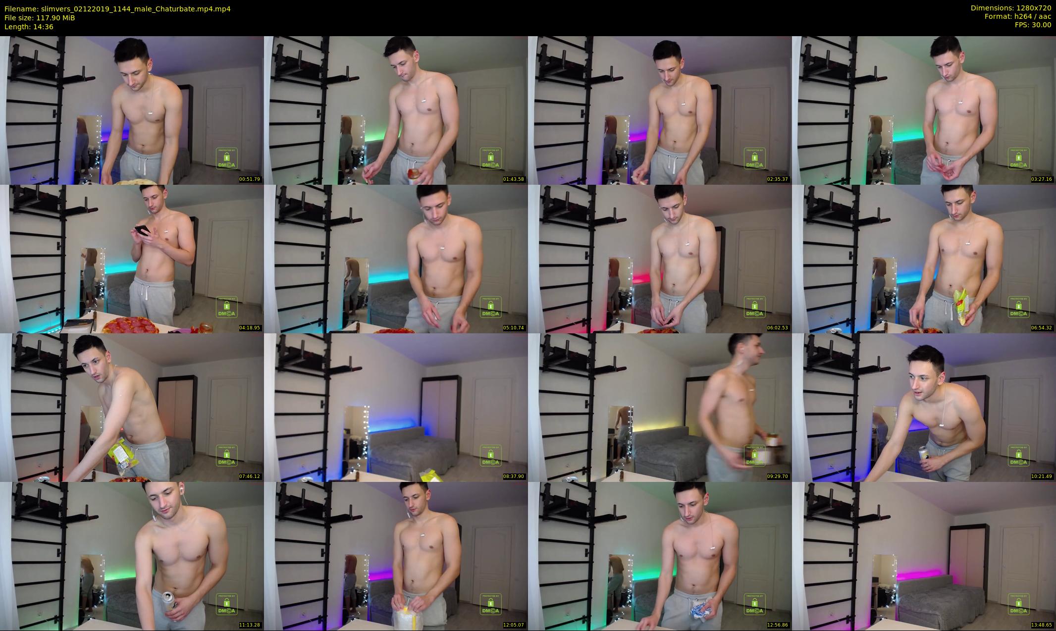 slimvers — 15 minute Chaturbate male cam show recording, 720p, Dec 2, 2019