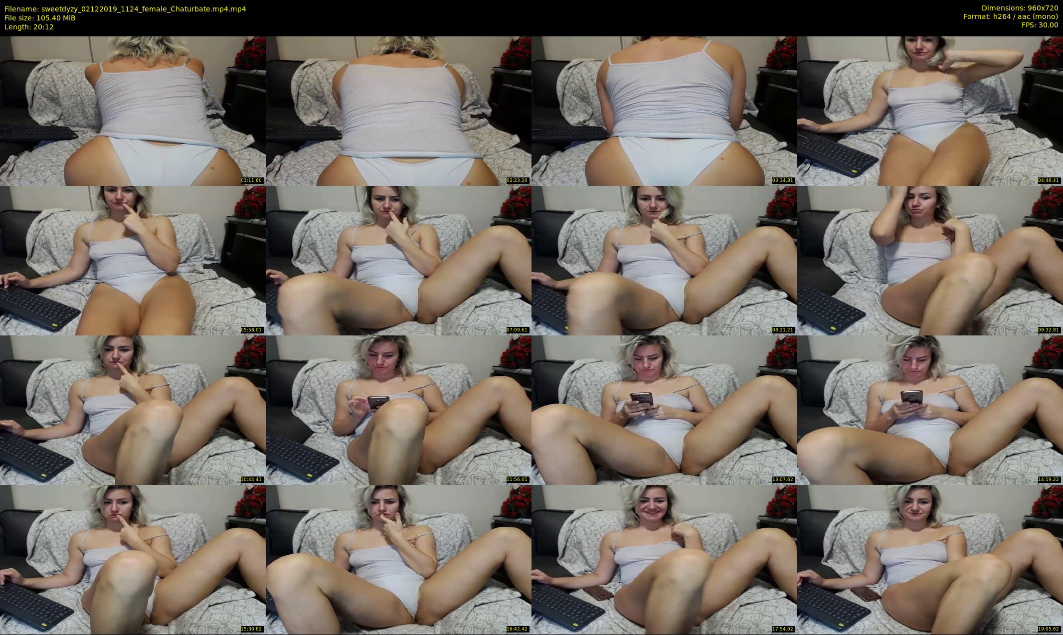 sweetdyzy — 21 minute Chaturbate female cam show recording, 720p, Dec 2, 2019