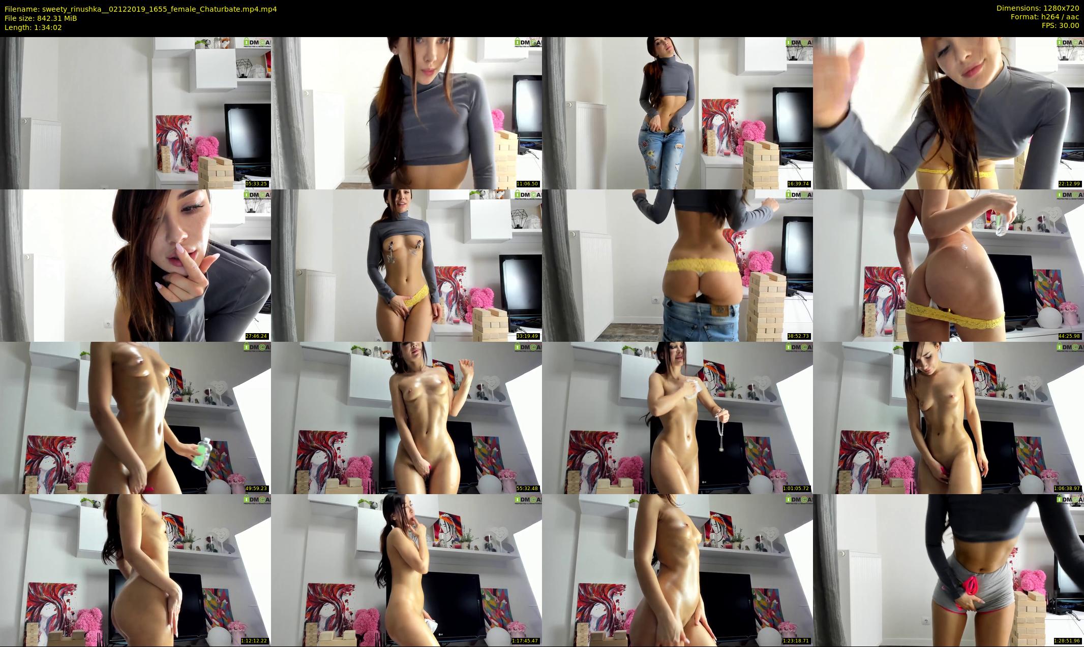 sweety_rinushka_ — 95 minute Chaturbate female cam show recording, 720p, Dec 2, 2019