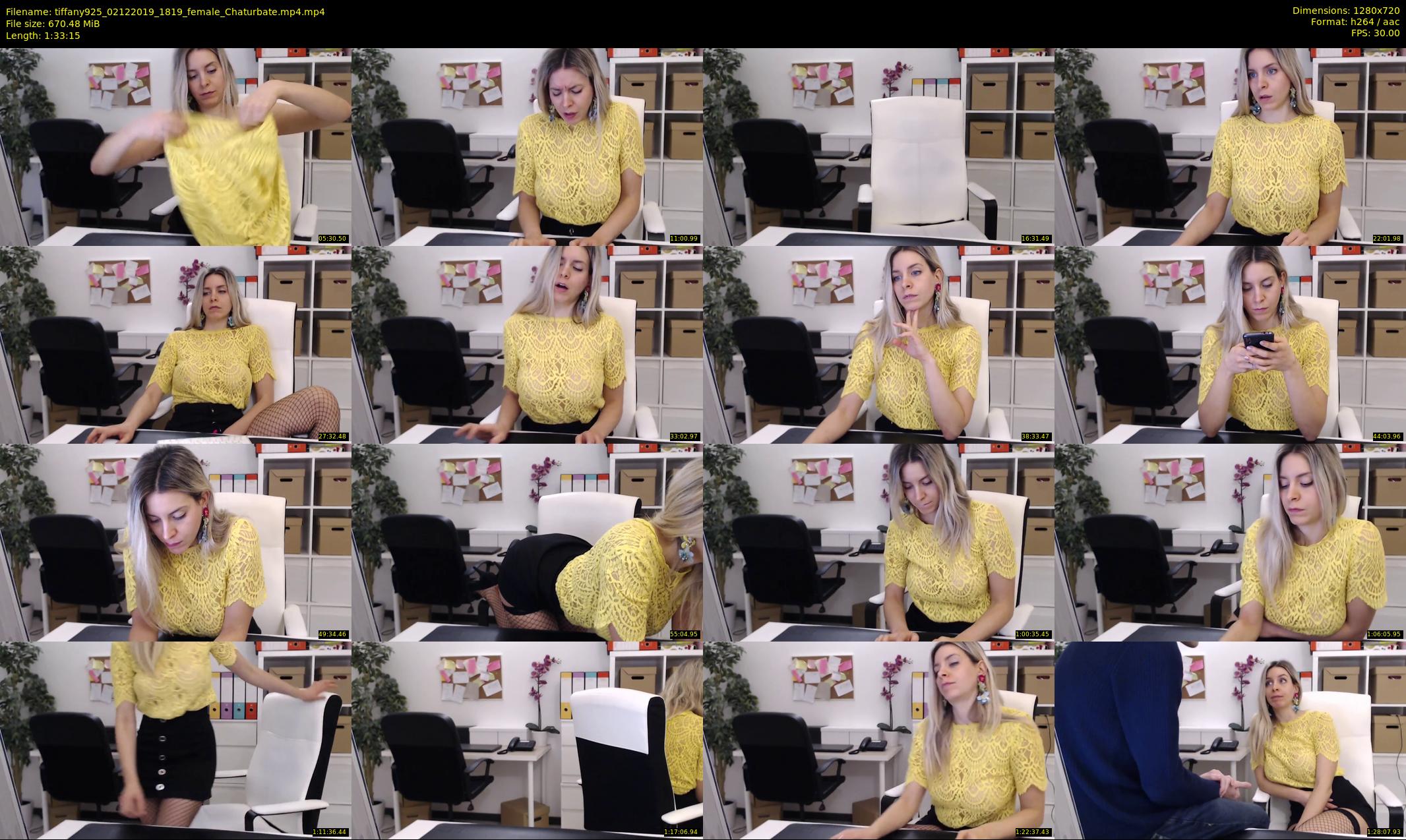 tiffany925 — 94 minute Chaturbate female cam show recording, 720p, Dec 2, 2019
