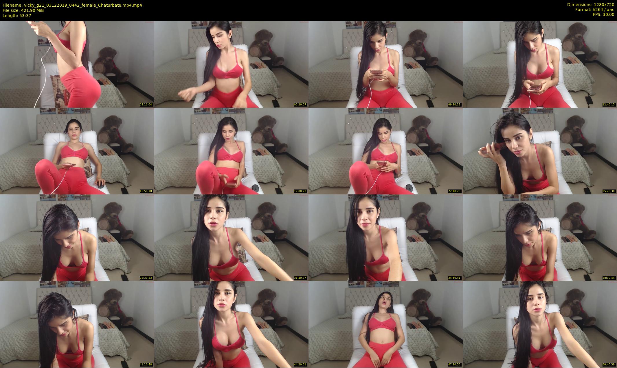 vicky_g21 — 54 minute Chaturbate female cam show recording, 720p, Dec 3, 2019
