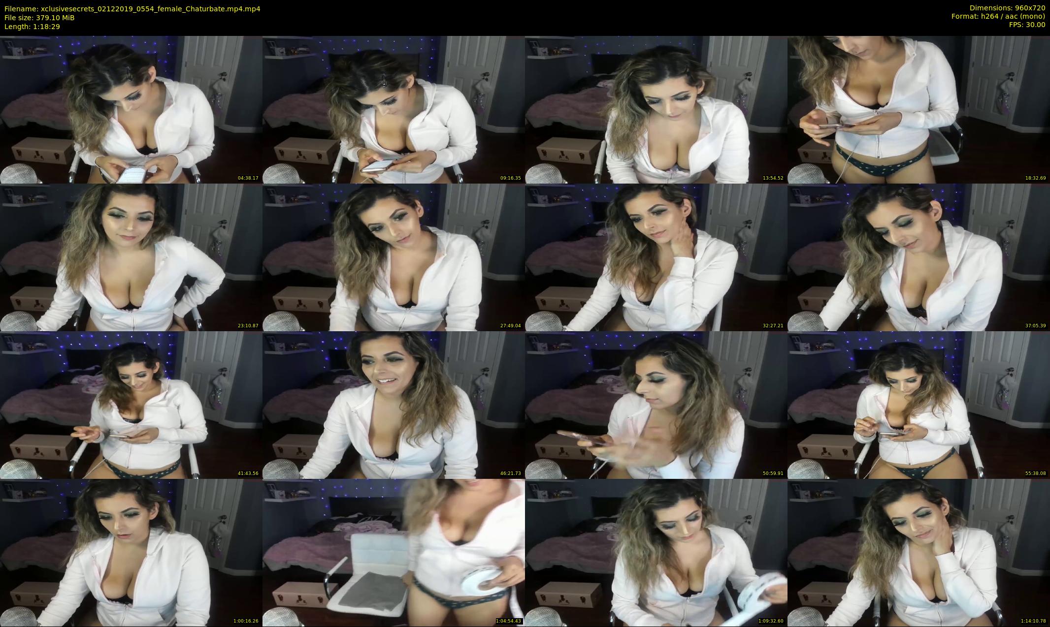 xclusivesecrets — 79 minute Chaturbate female cam show recording, 720p, Dec 2, 2019