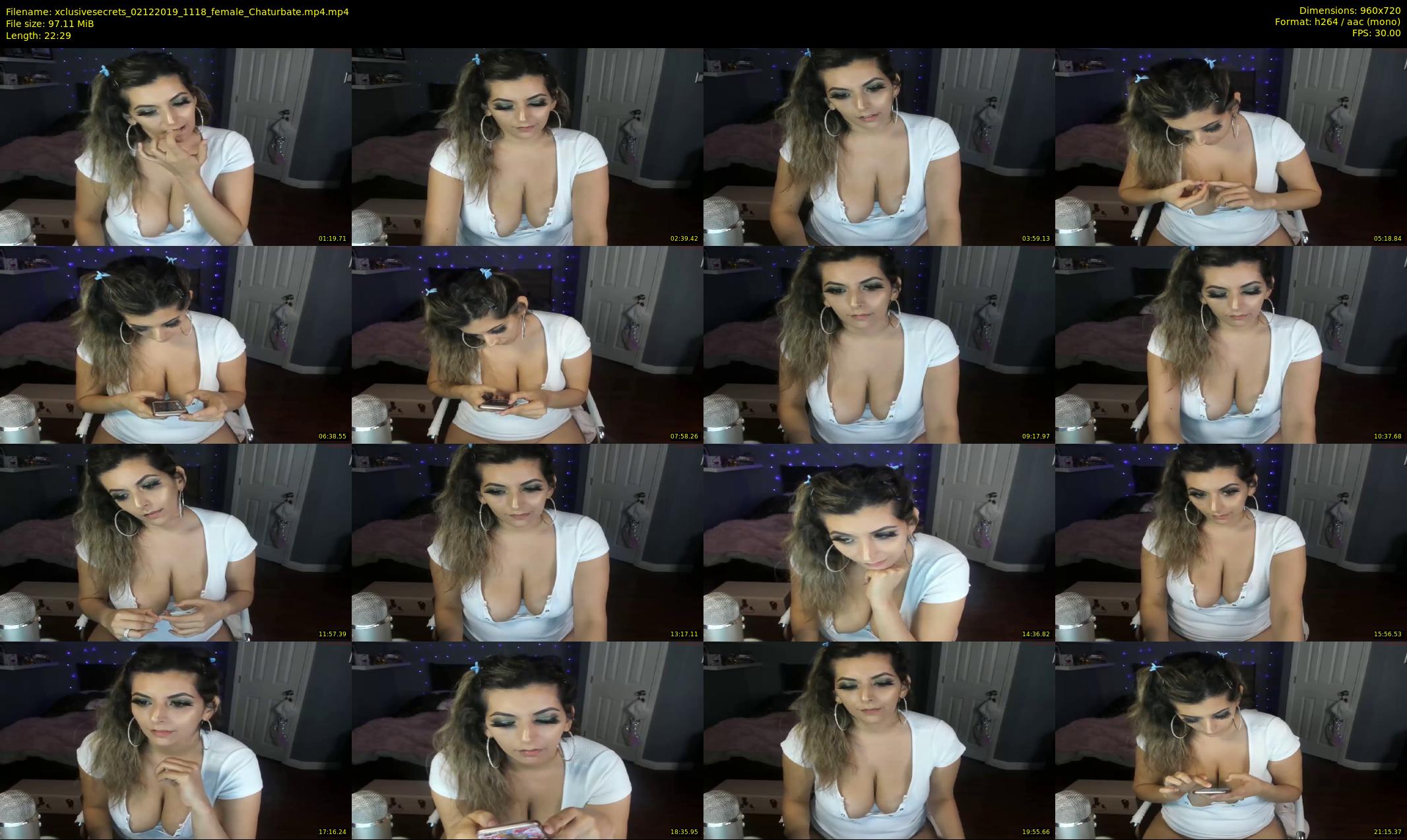 xclusivesecrets — 23 minute Chaturbate female cam show recording, 720p, Dec 2, 2019