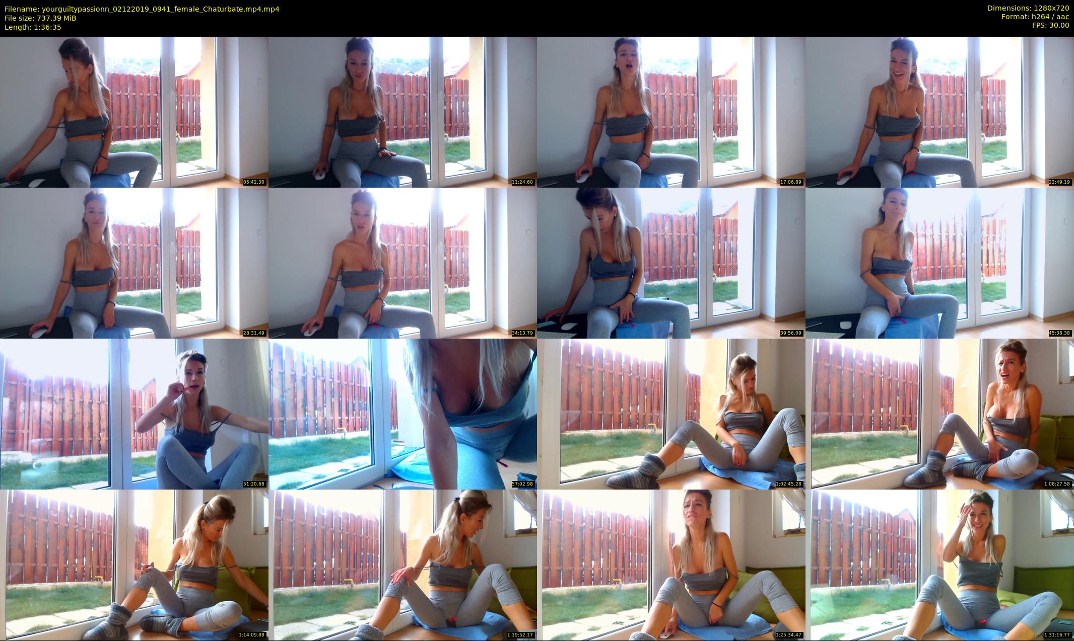 yourguiltypassionn — 97 minute Chaturbate female cam show recording, 720p, Dec 2, 2019