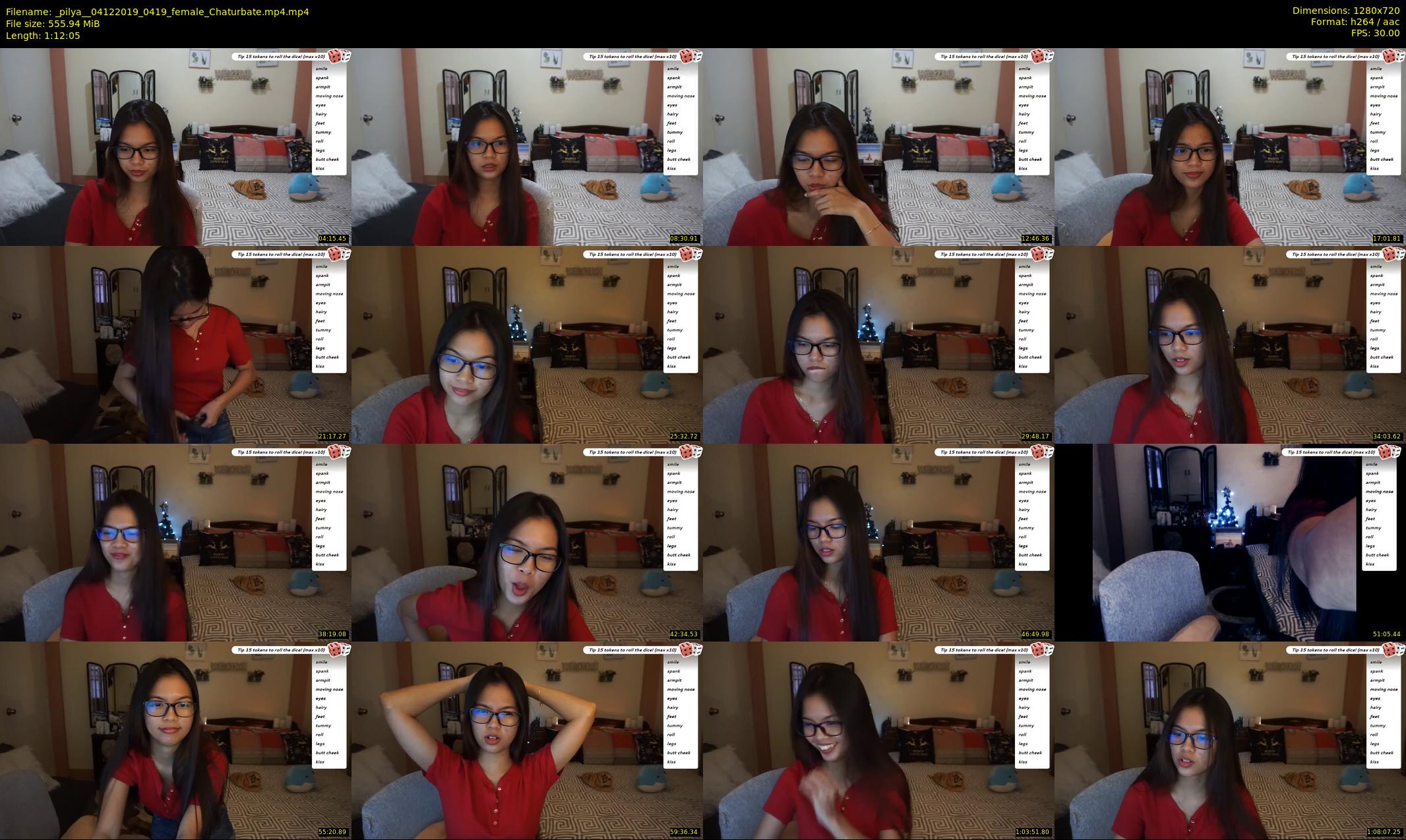 _pilya_ — 73 minute Chaturbate female cam show recording, 720p, Dec 4, 2019