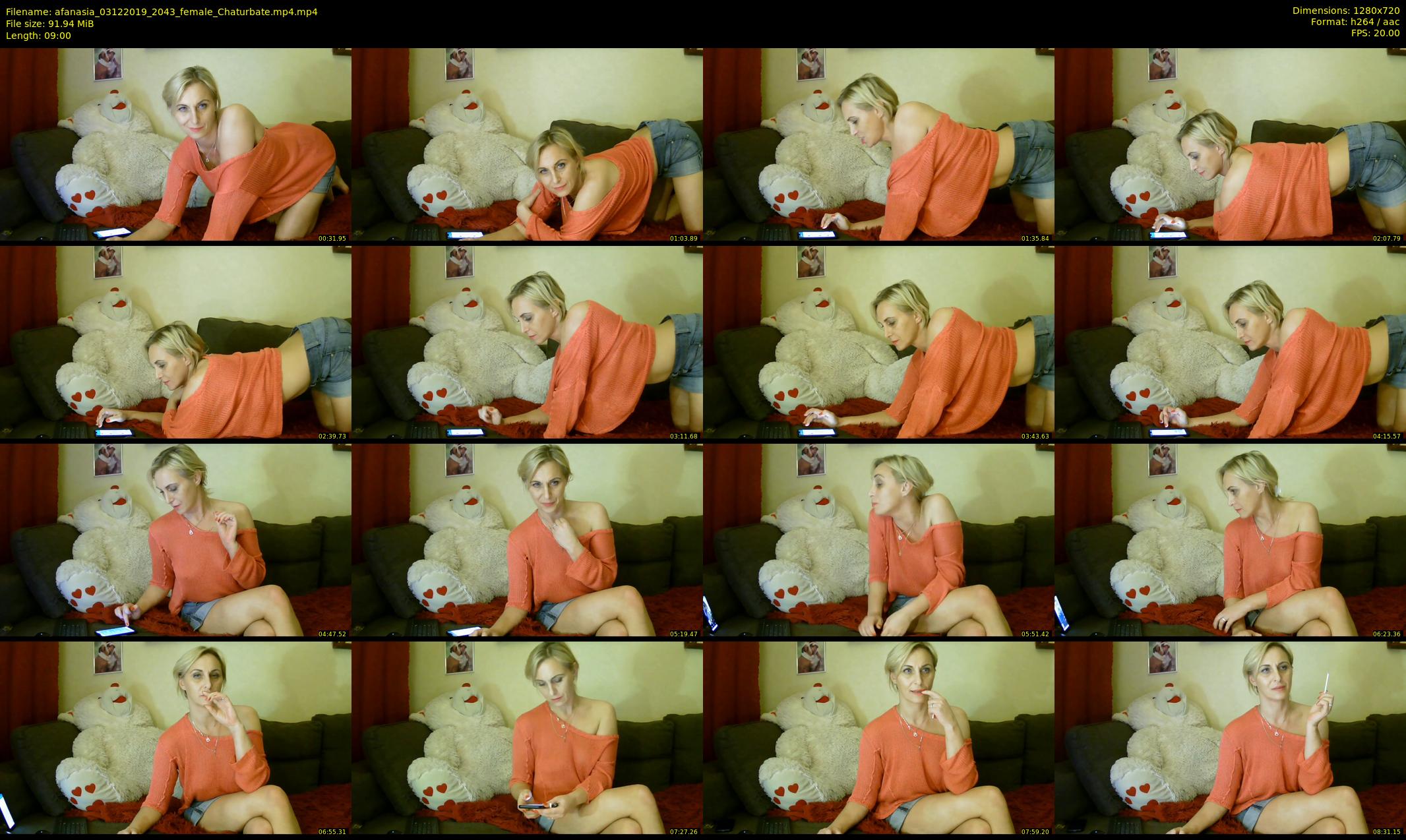 afanasia — 9 minute Chaturbate female cam show recording, 720p, Dec 3, 2019