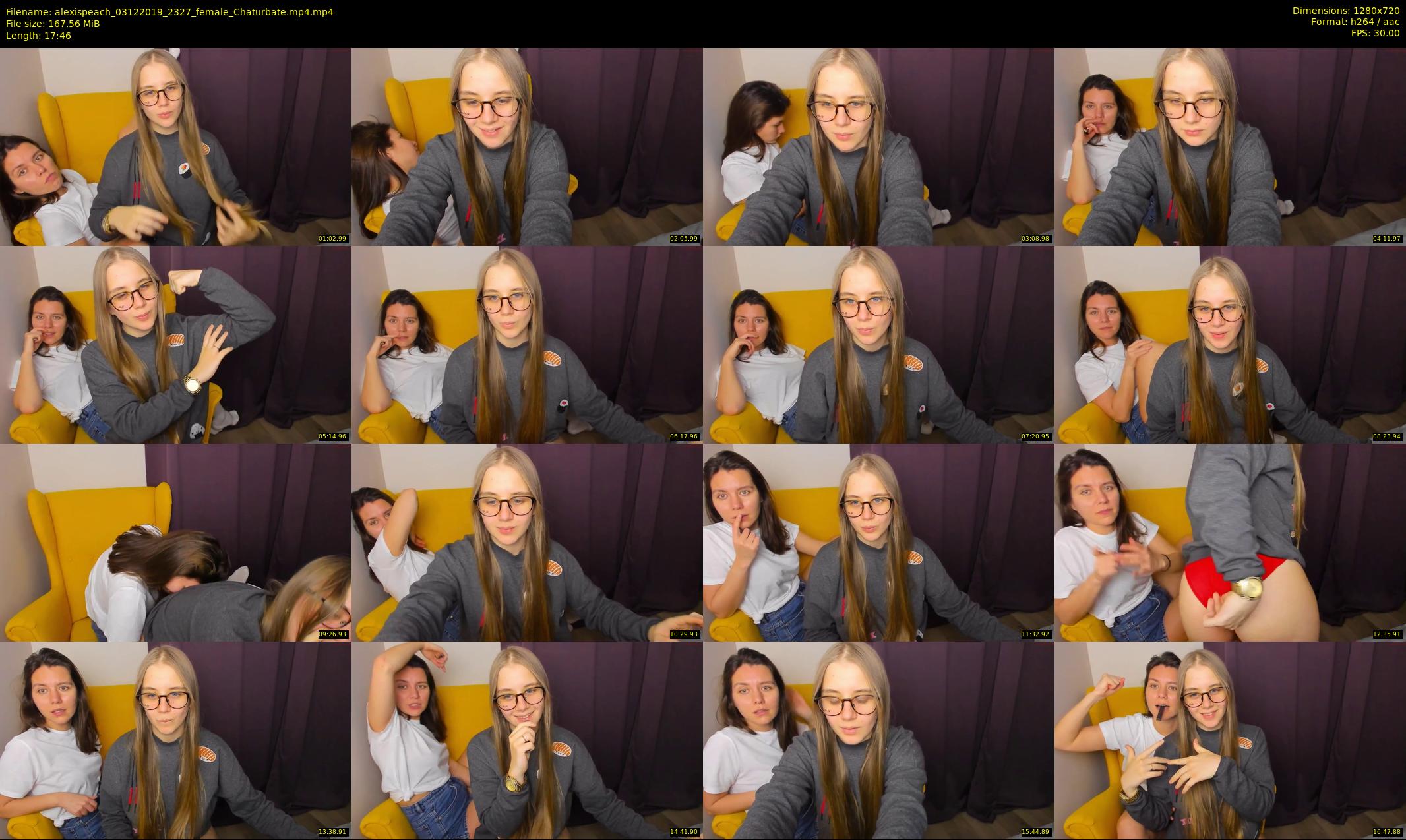 alexispeach — 18 minute Chaturbate female cam show recording, 720p, Dec 3, 2019
