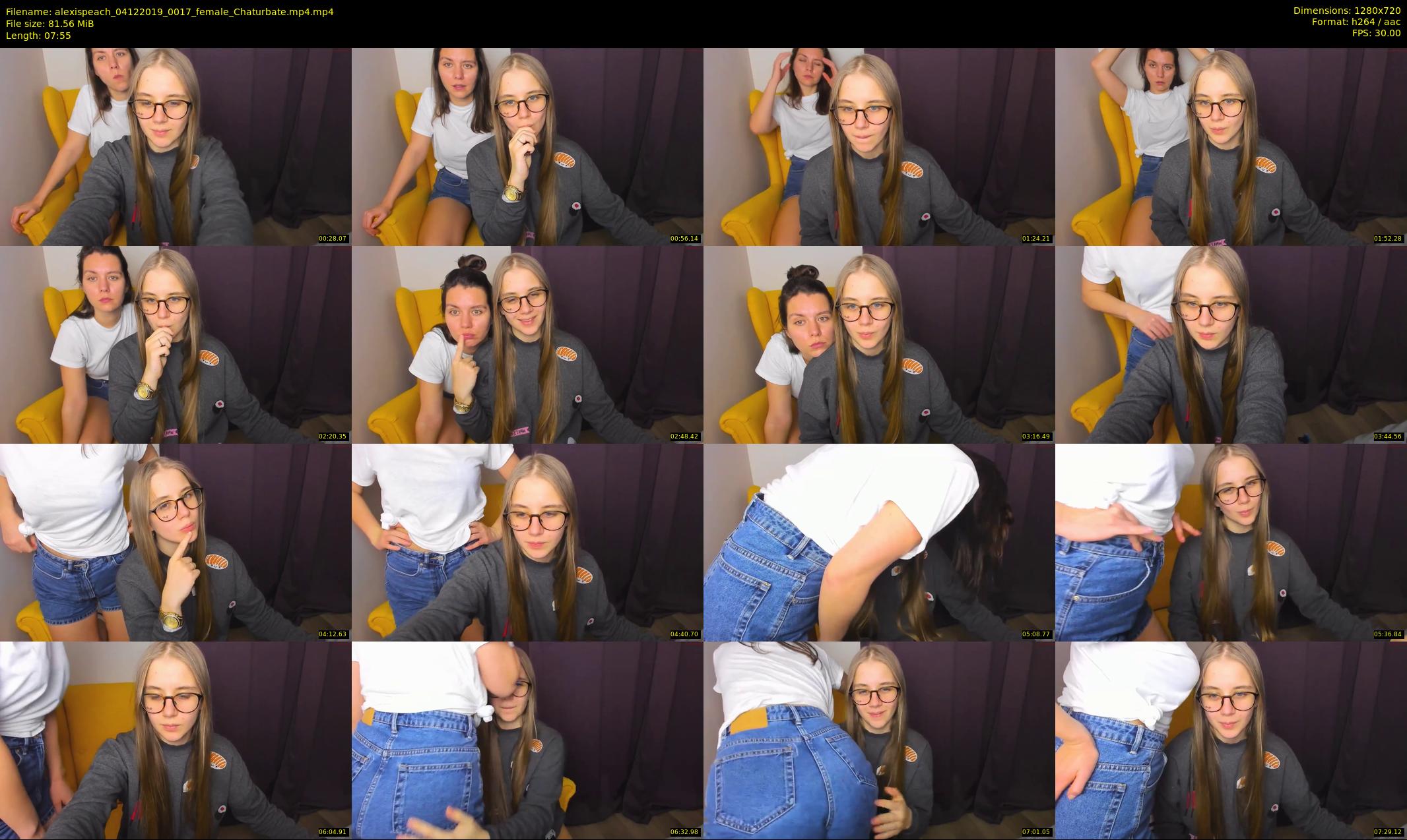 alexispeach — 8 minute Chaturbate female cam show recording, 720p, Dec 4, 2019