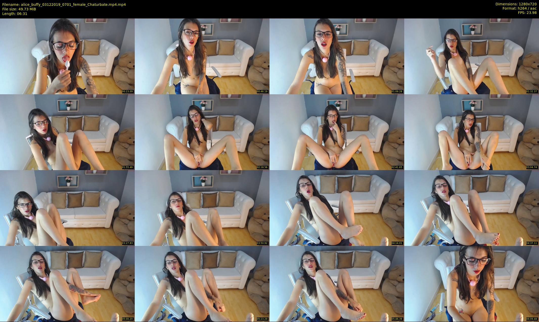 alice_buffy — 7 minute Chaturbate female cam show recording, 720p, Dec 3, 2019