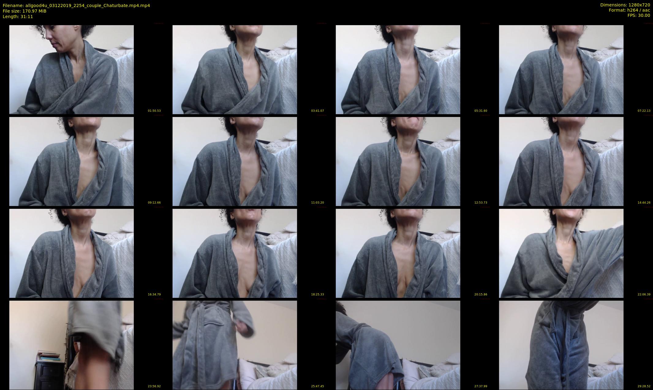 allgood4u — 32 minute Chaturbate couple cam show recording, 720p, Dec 3, 2019