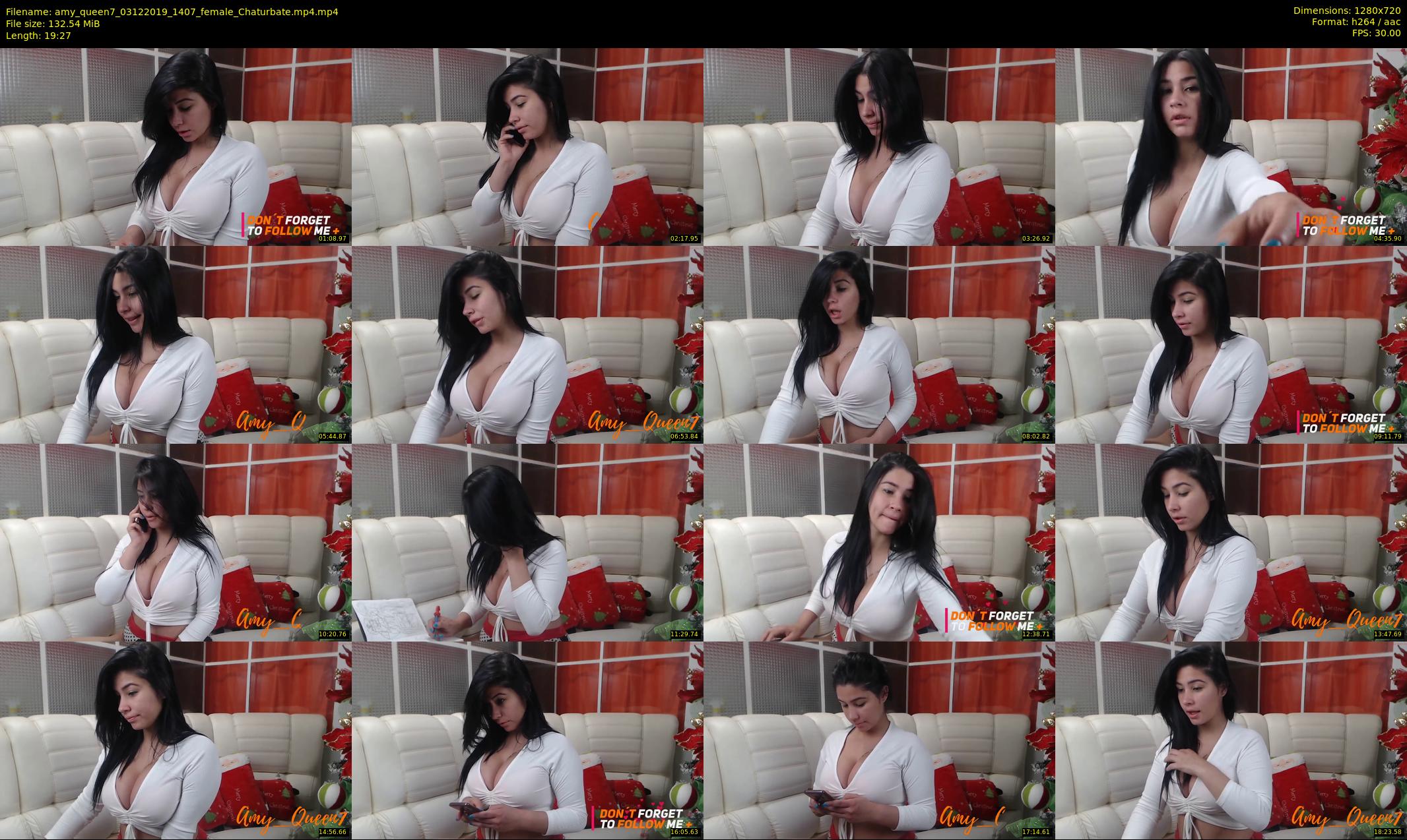 amy_queen7 — 20 minute Chaturbate female cam show recording, 720p, Dec 3, 2019